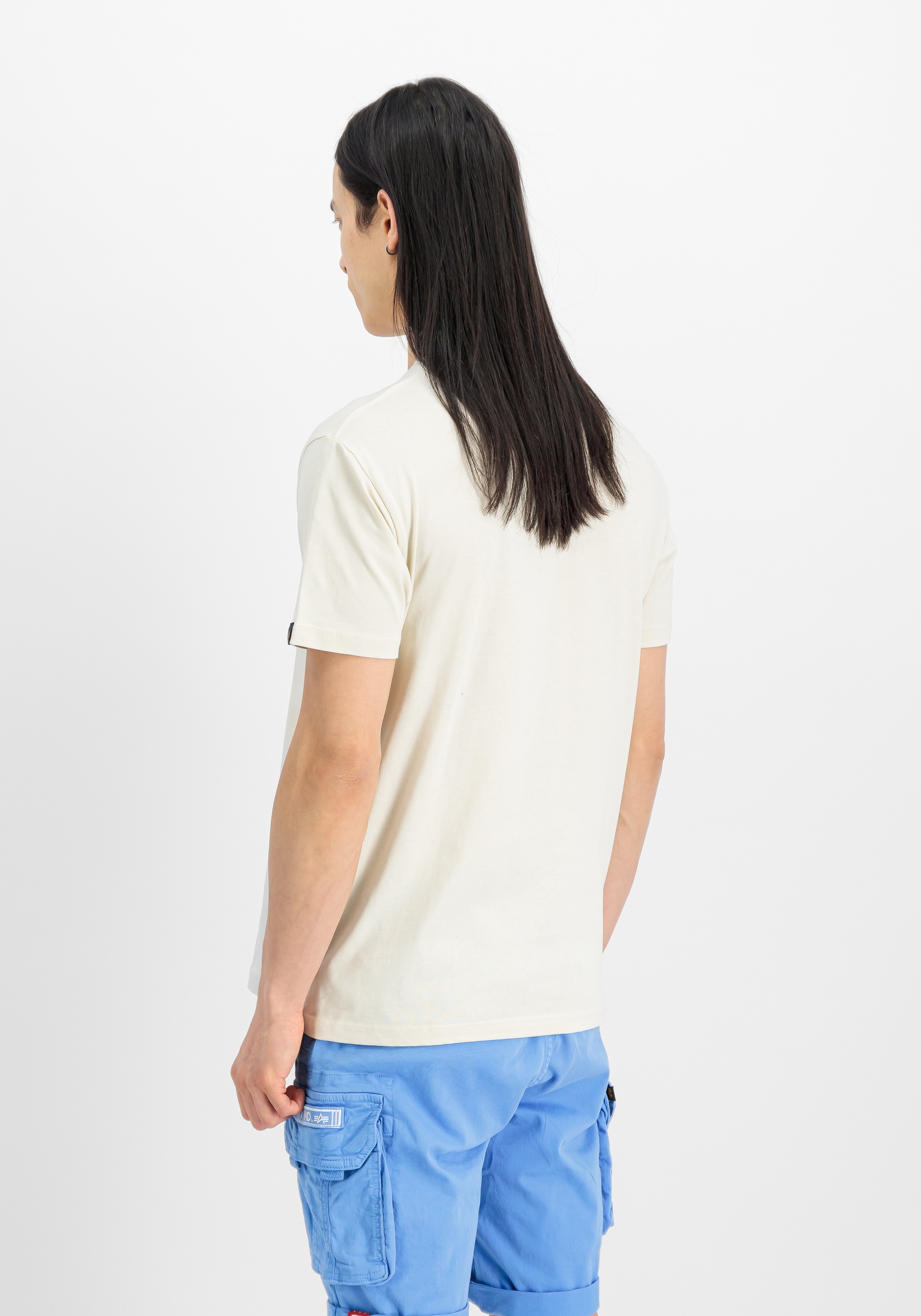 Alpha Industries T-Shirt »Alpha Industries Men - T-Shirts Satin Logo T-Shirt«