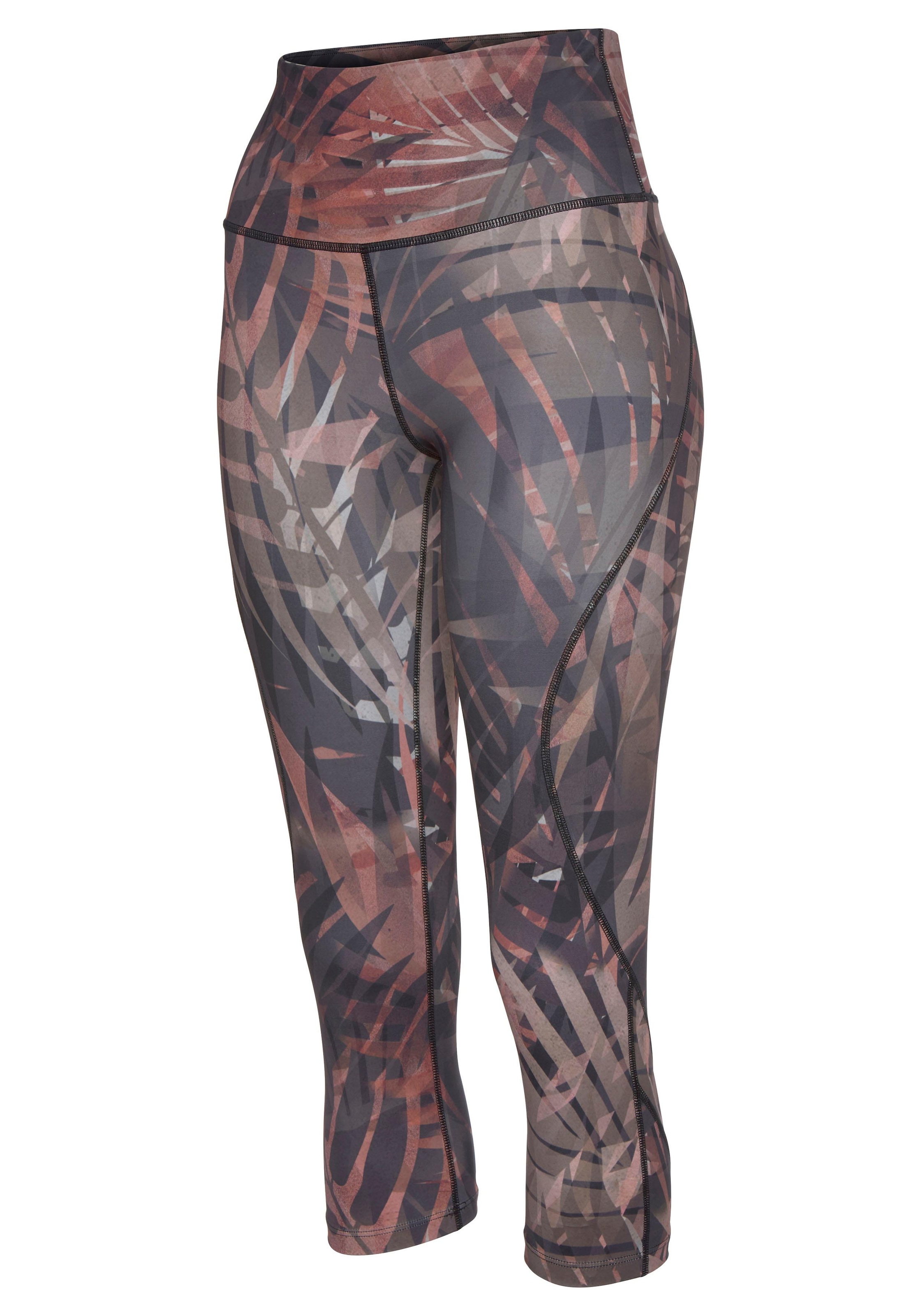 LASCANA ACTIVE Caprileggings »Tropical«, mit abstraktem Palmenprint