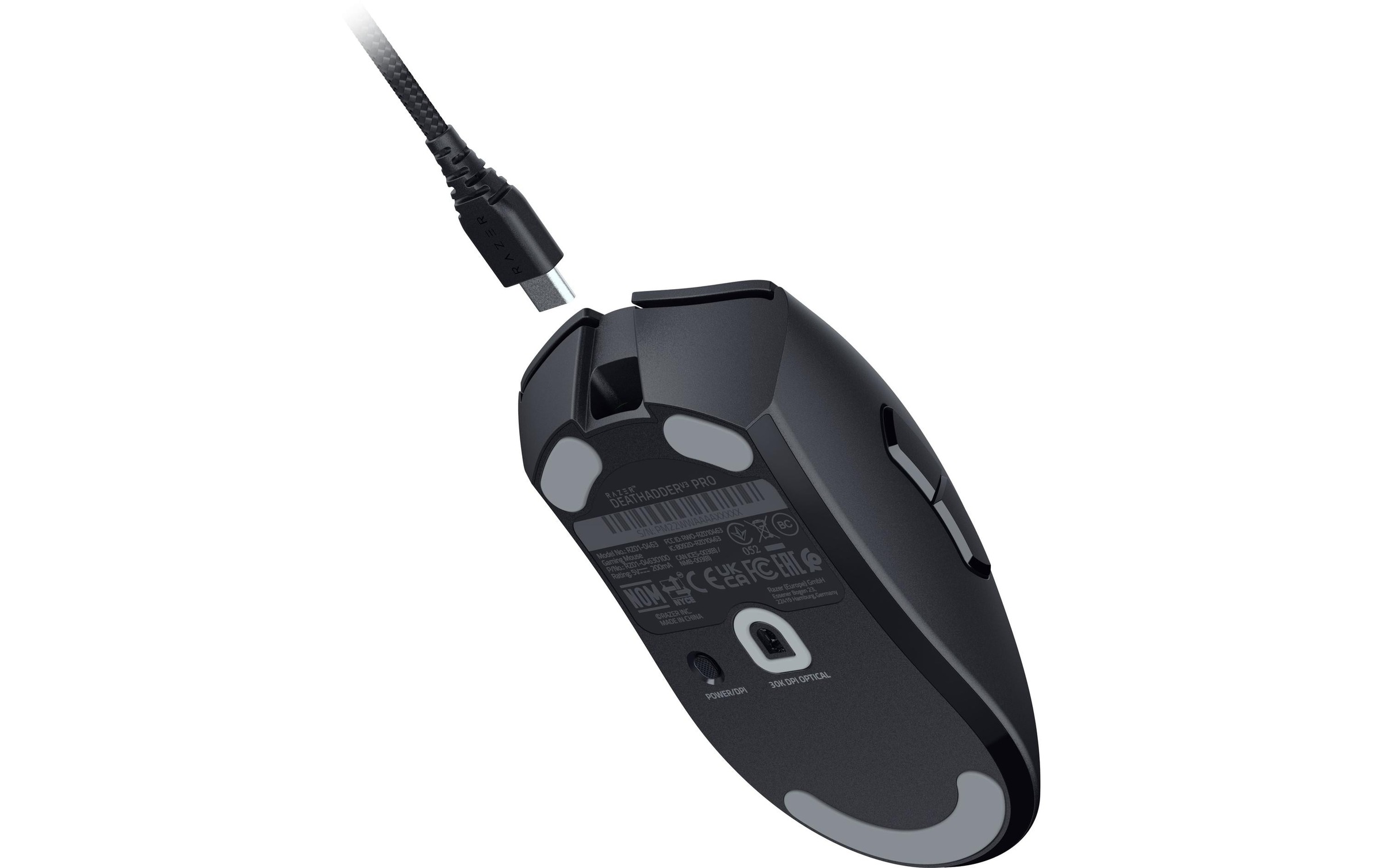 Gaming-Maus »DeathAdder V3 Pro black«, USB