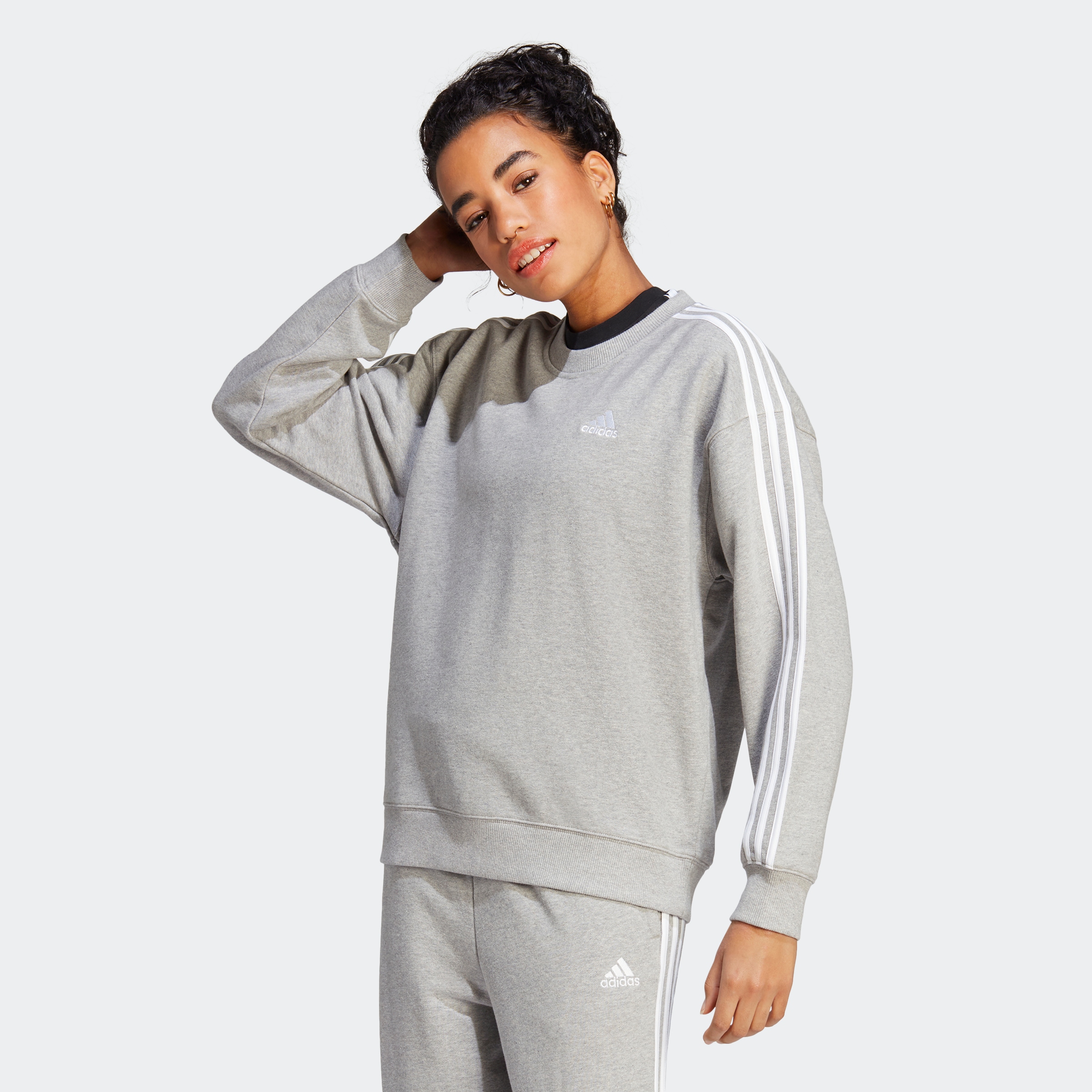 adidas Sportswear Sweatshirt »ESSENTIALS 3-STREIFEN« bei online shoppen Schweiz Jelmoli-Versand