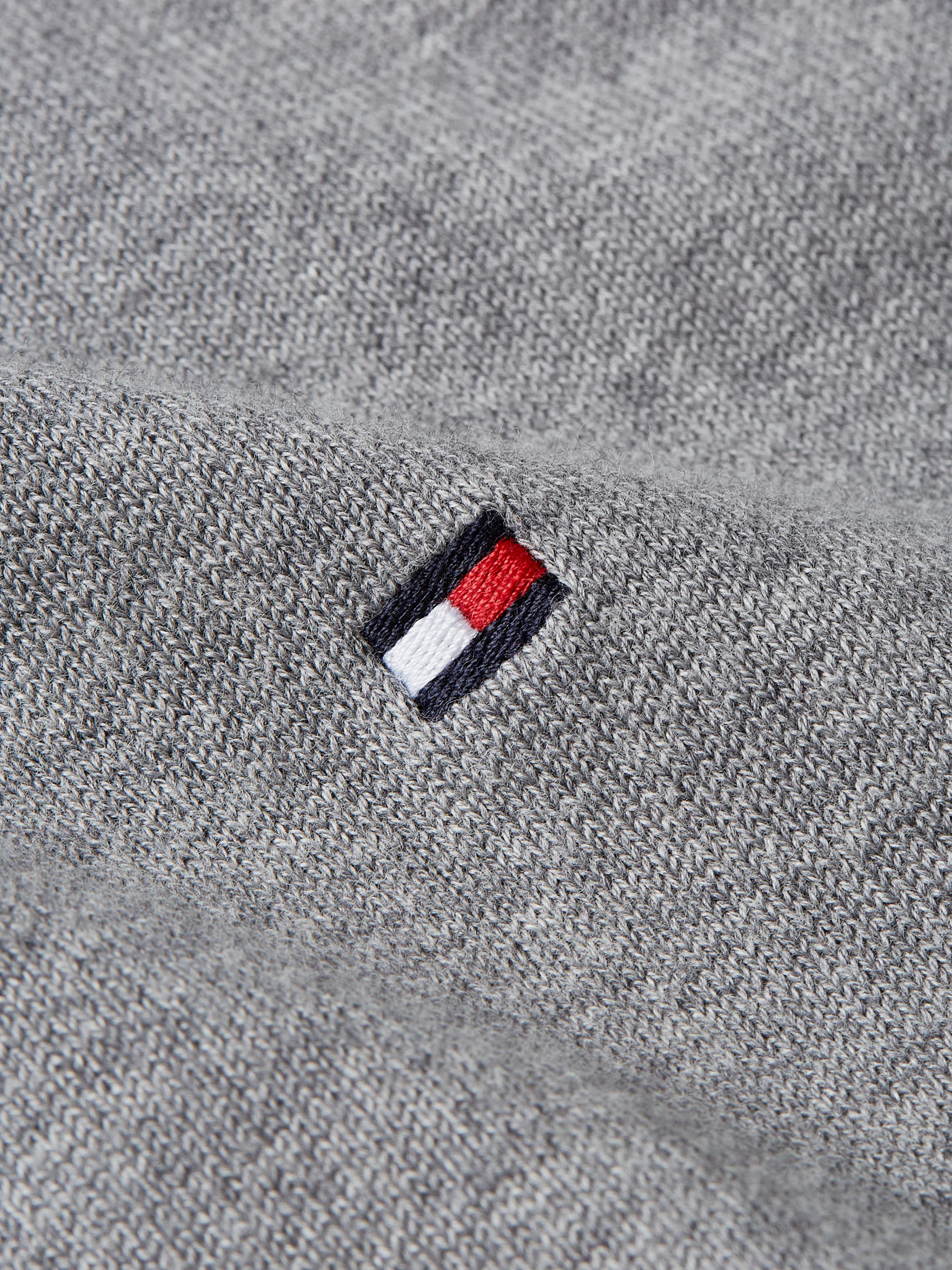 Tommy Hilfiger Cardigan »CO JERSEY STITCH CARDIGAN«, mit Logostickerei