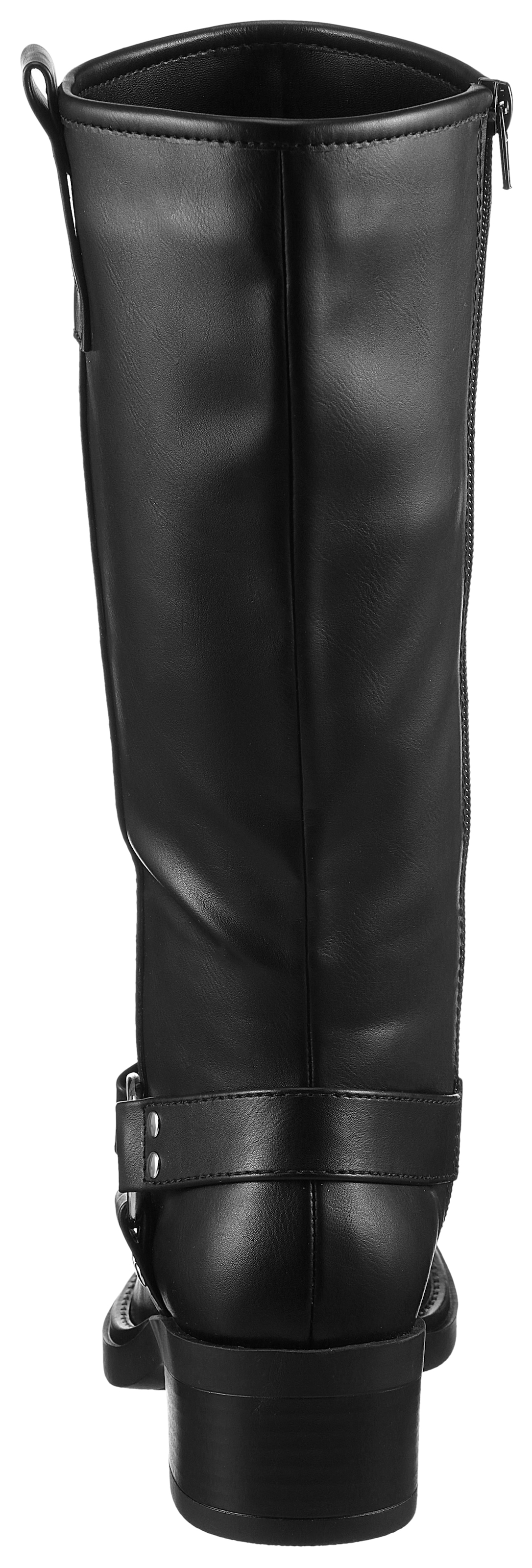 Aniston SHOES Stiefel, Bikerstiefel mit Innen-Reissverschluss - NEUE KOLLEKTION