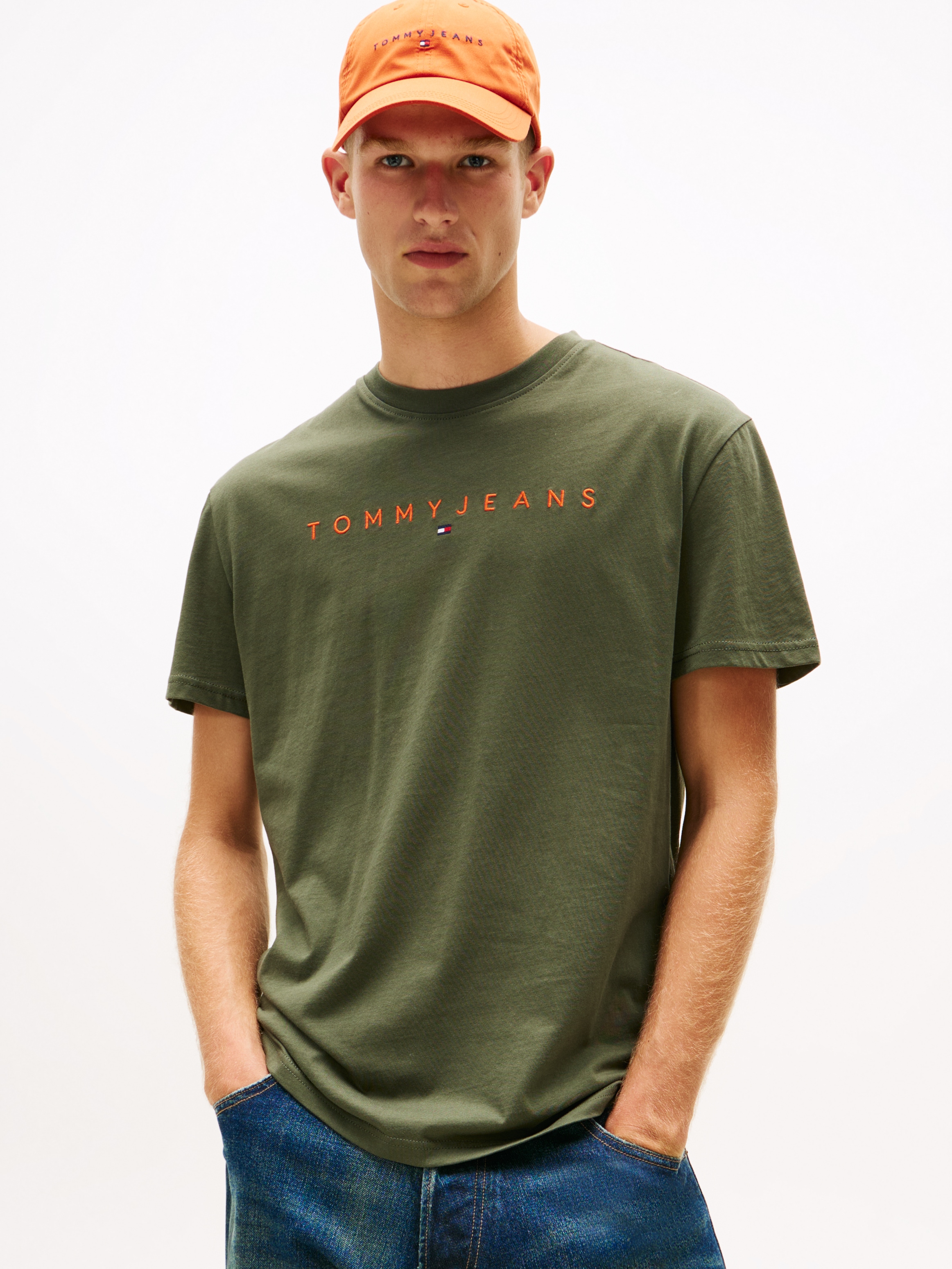 Tommy Jeans T-Shirt »TJM REG LINEAR LOGO TEE EXT«