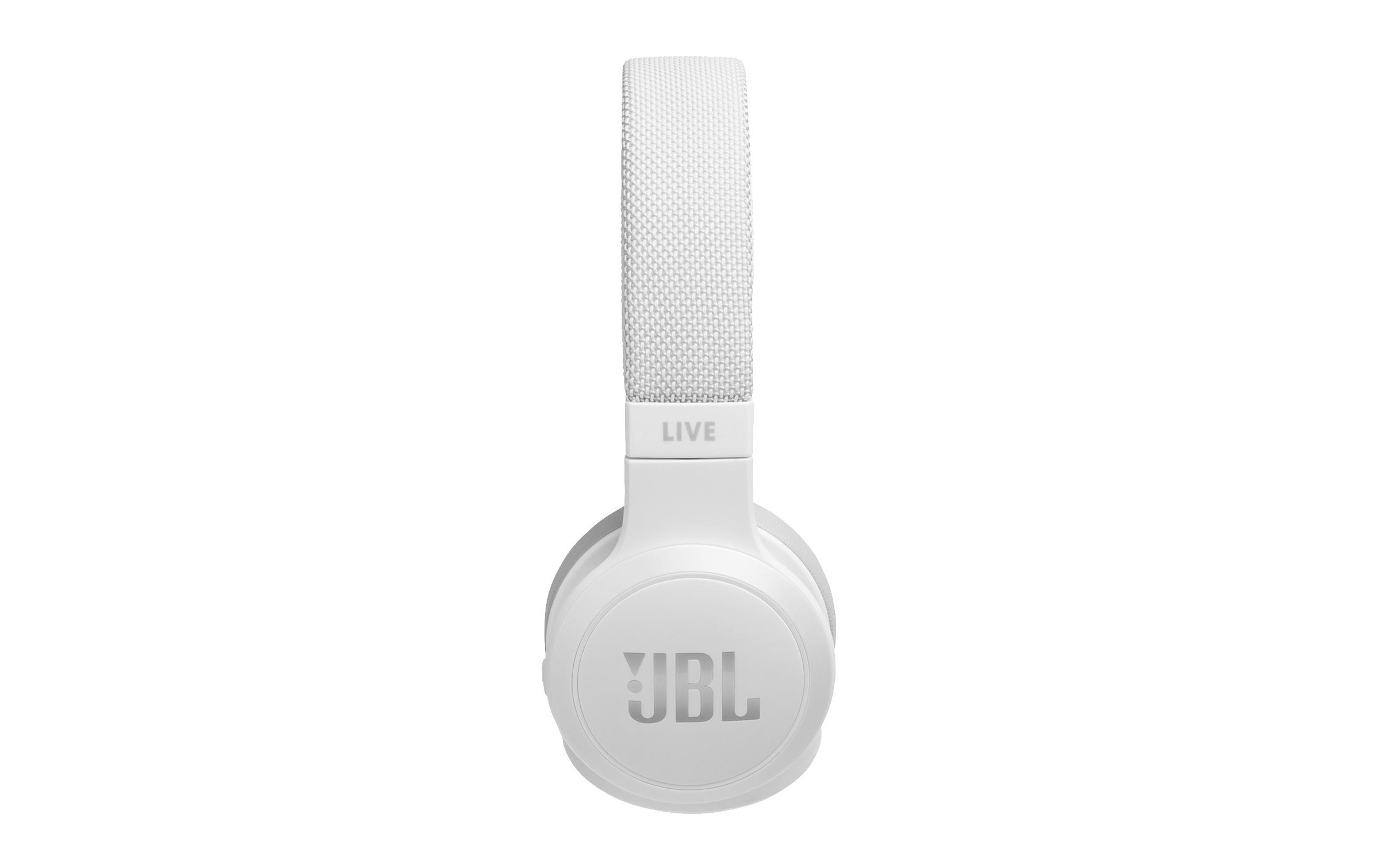 JBL On-Ear-Kopfhörer »LIVE 400BT Weiss«, Sprachsteuerung