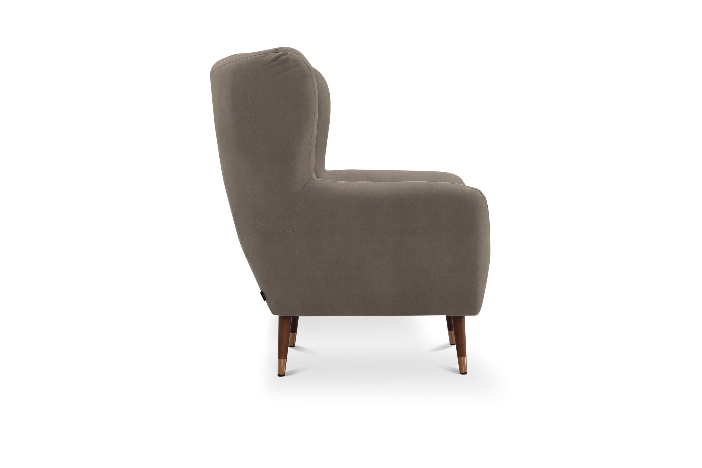 exxpo - sofa fashion Sessel »Polly, Ohrensessel, Loungesessel«, bequem mit hoher Rückenlehne, hohe Füsse, hochwertige Bezüge