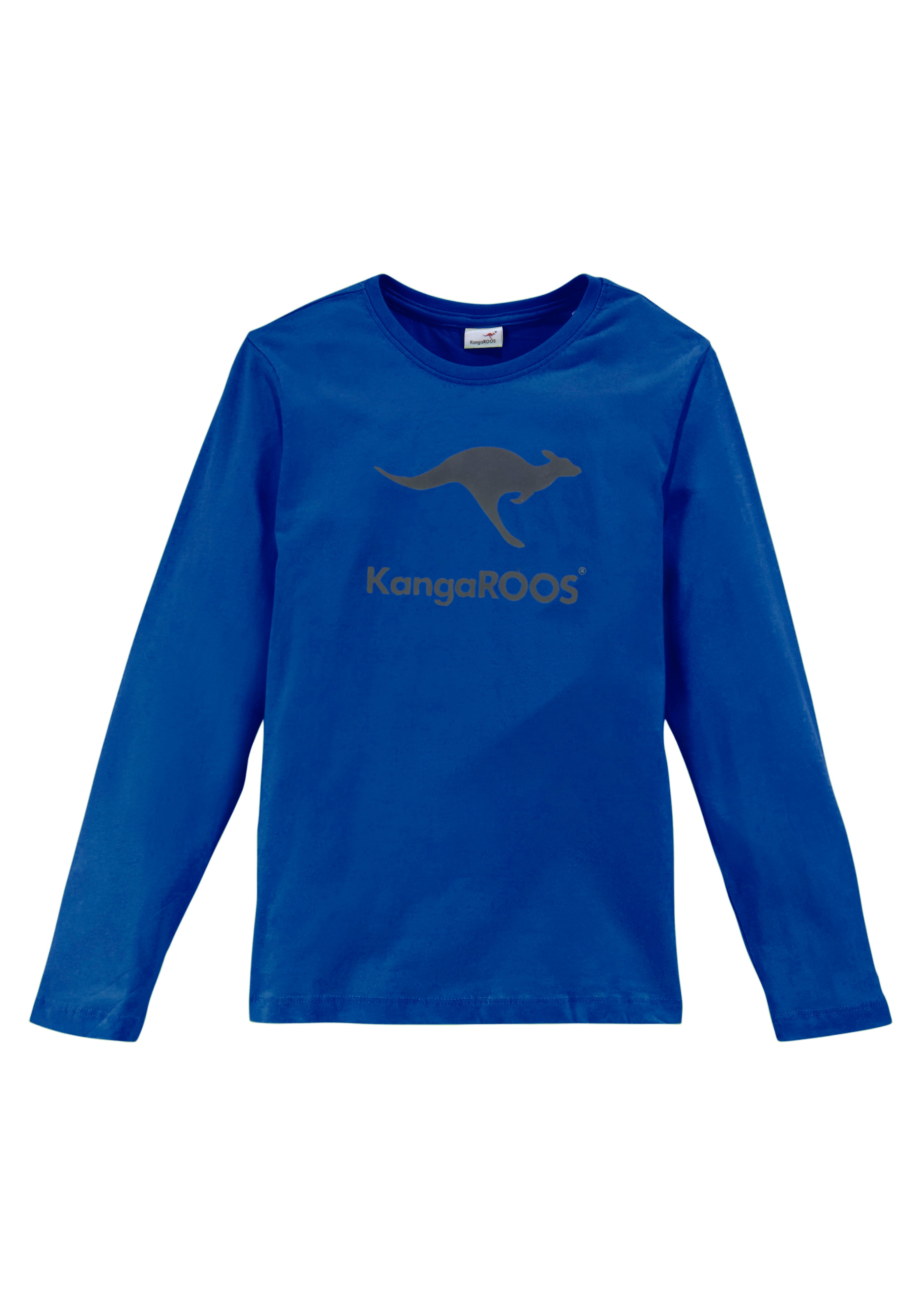 ✵ KangaROOS Langarmshirt »Basic Logo« online entdecken | Jelmoli-Versand