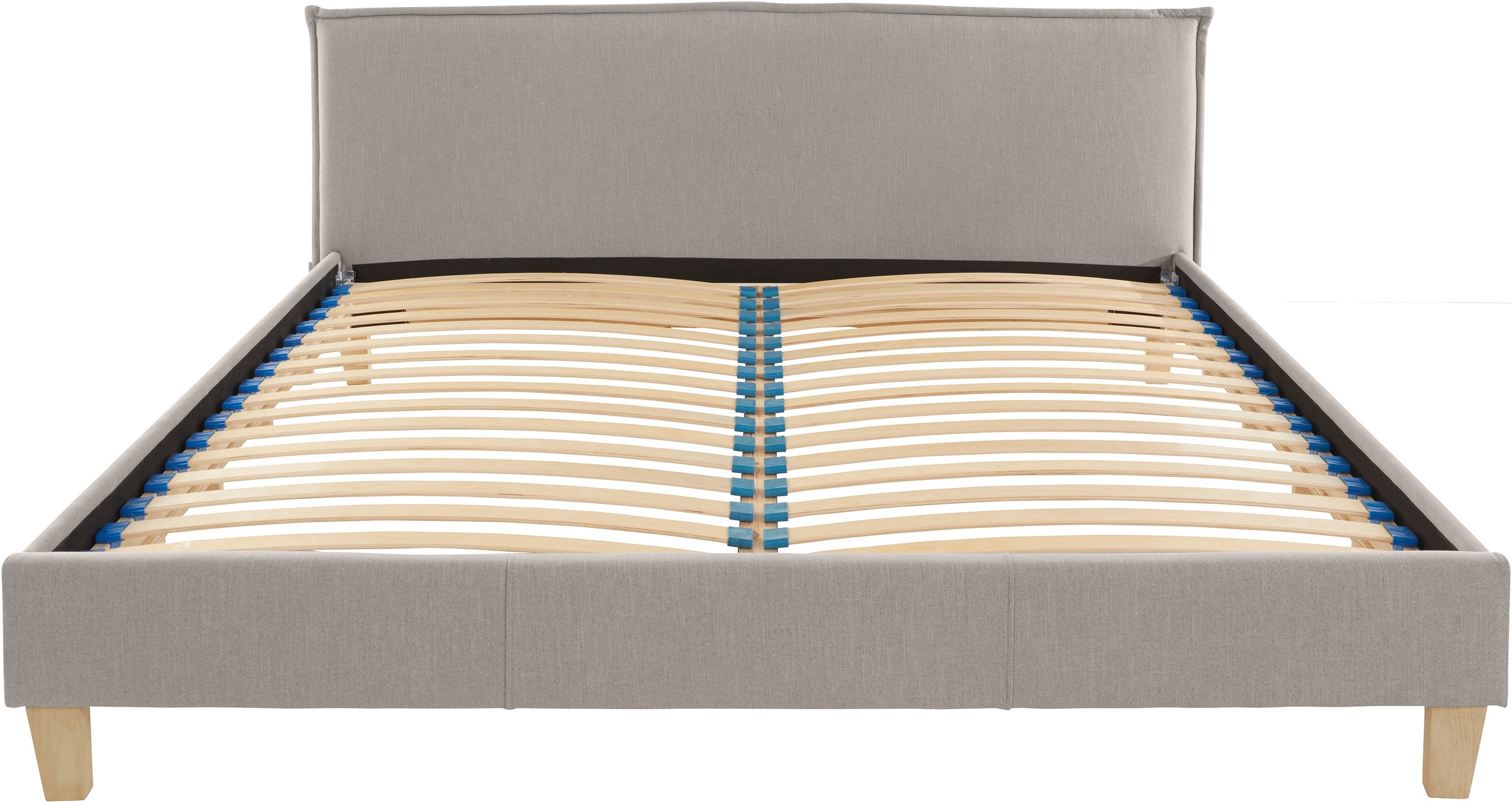 GOODproduct Polsterbett »Heddi«, in 5 Breiten: von 90cm-200cm, Biese am Kopfteil, Strukturstoff