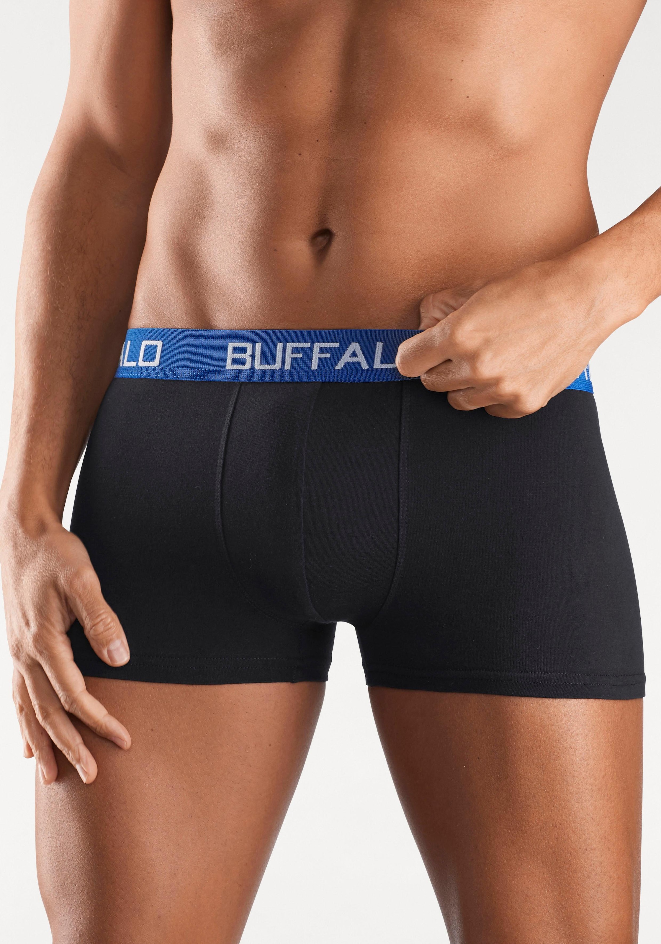 Buffalo Boxer »Boxershorts für Herren«, (Packung, 4 St.), aus Baumwoll-Mix