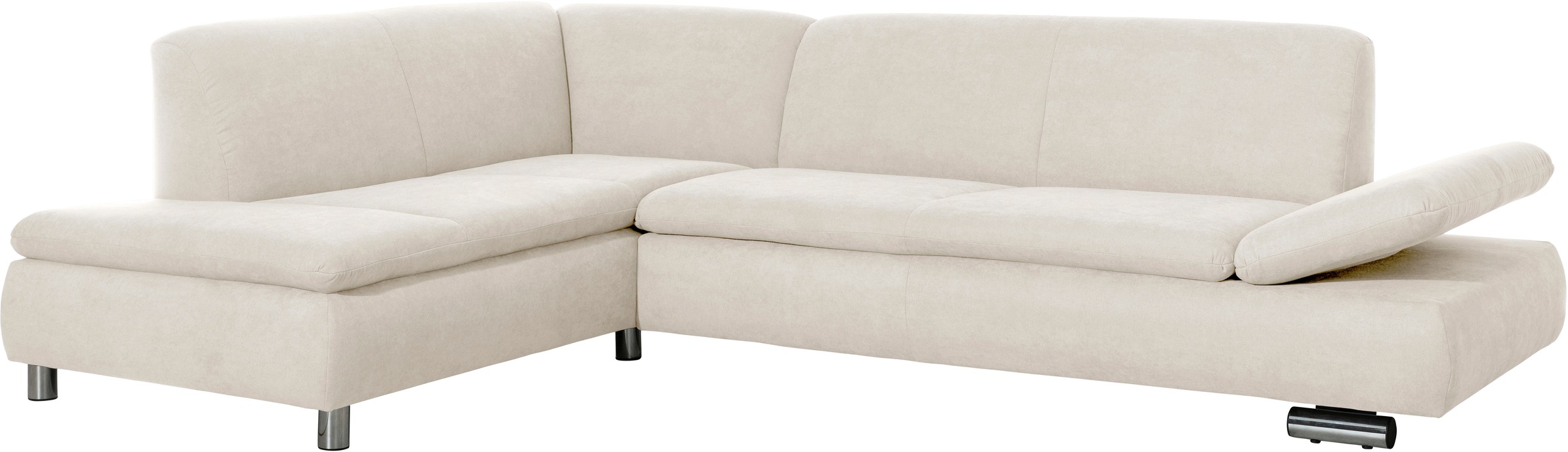 Max Winzer® Ecksofa »Toulouse modern und bequem, aktuelles Design, hoher Sitzkomfort«, mit klappbaren Armlehnen, Breite 271 cm