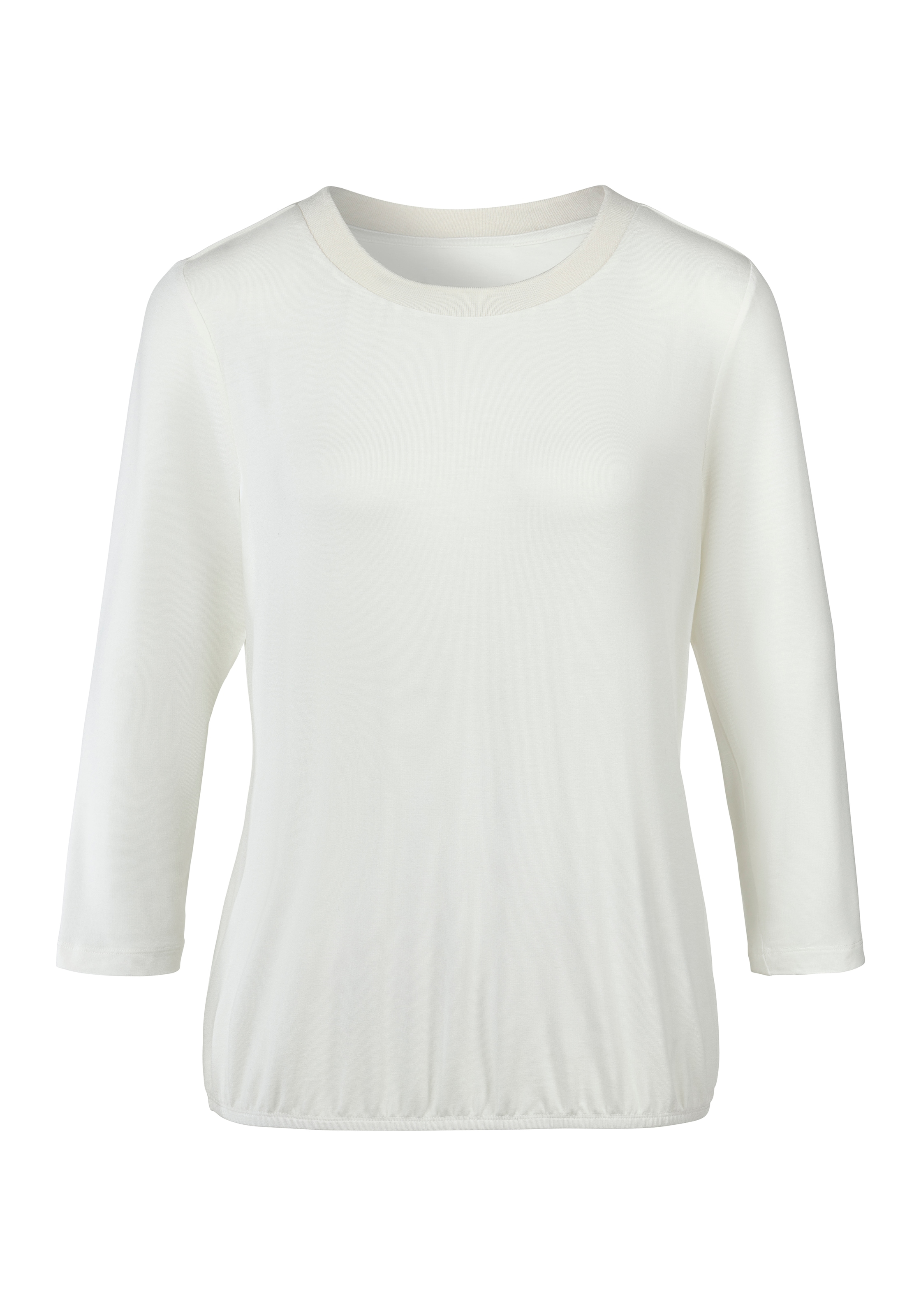 LASCANA 3/4-Arm-Shirt, (2er-Pack), mit besonderem Rippbündchen am Rundhalsausschnitt