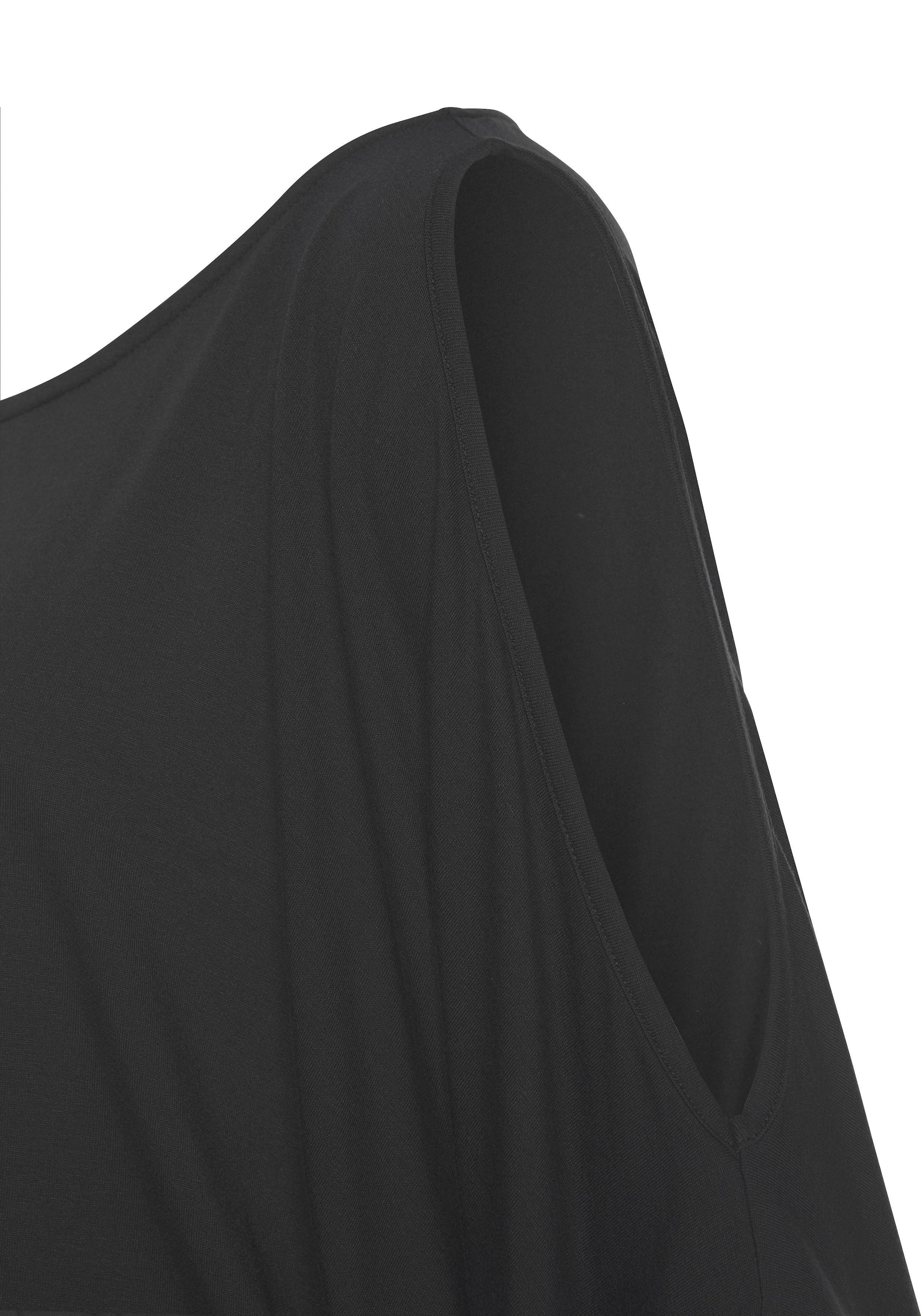 Buffalo Jerseykleid, mit online Schweiz Jelmoli-Versand bei Ärmelschlitzen (mit shoppen Bindeband)