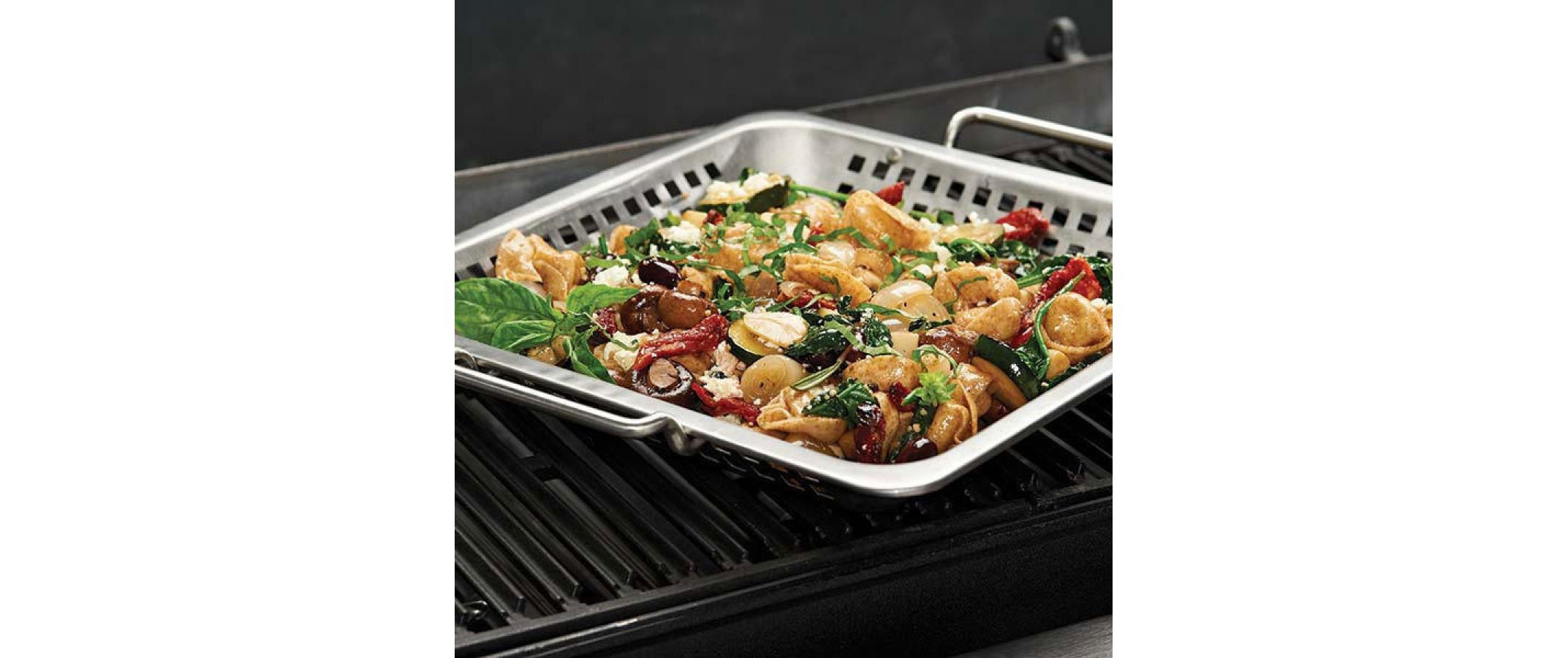 Broil King Grillpfanne »Grillkorb Gross/Flach«, Edelstahl