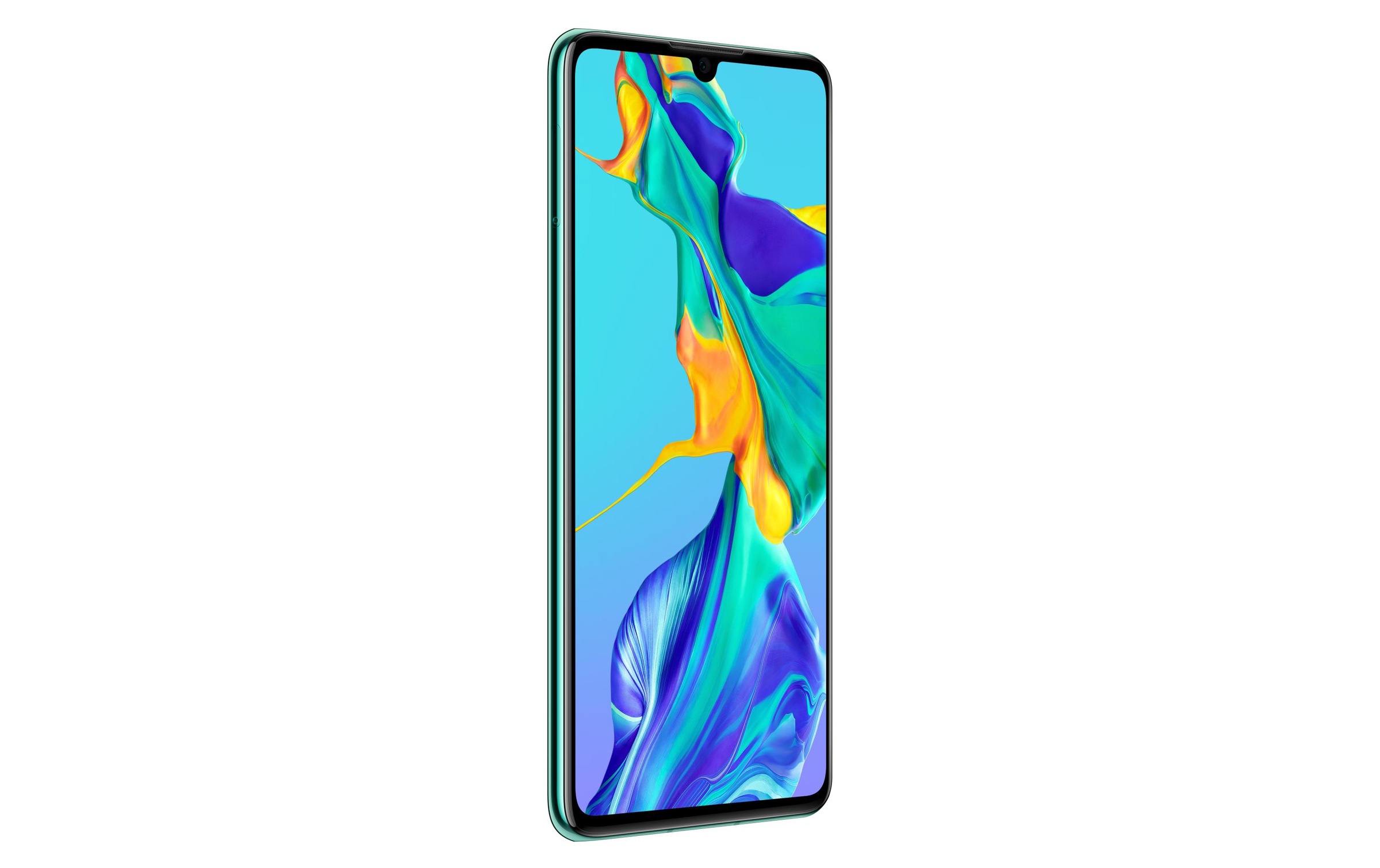 Huawei Smartphone »P30 Aurora Blue«, Aurora Blue/Blau, 15,49 cm/6,1 Zoll, 128 GB Speicherplatz, 40 MP Kamera