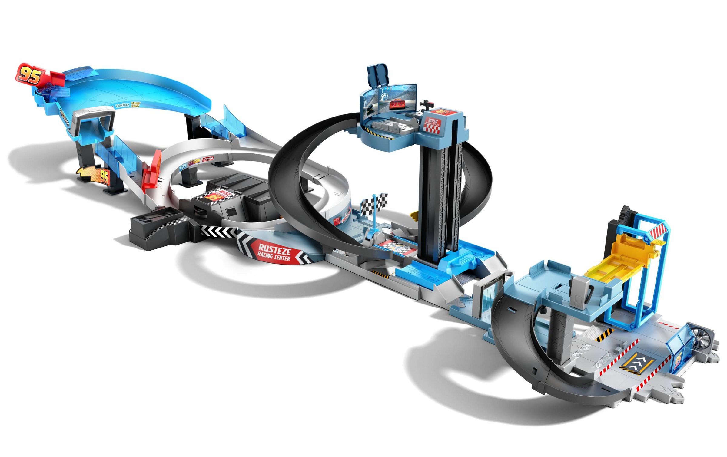 Mattel® Autorennbahn »Cars Disney Cars Rusteze Double Circuit Speedway«