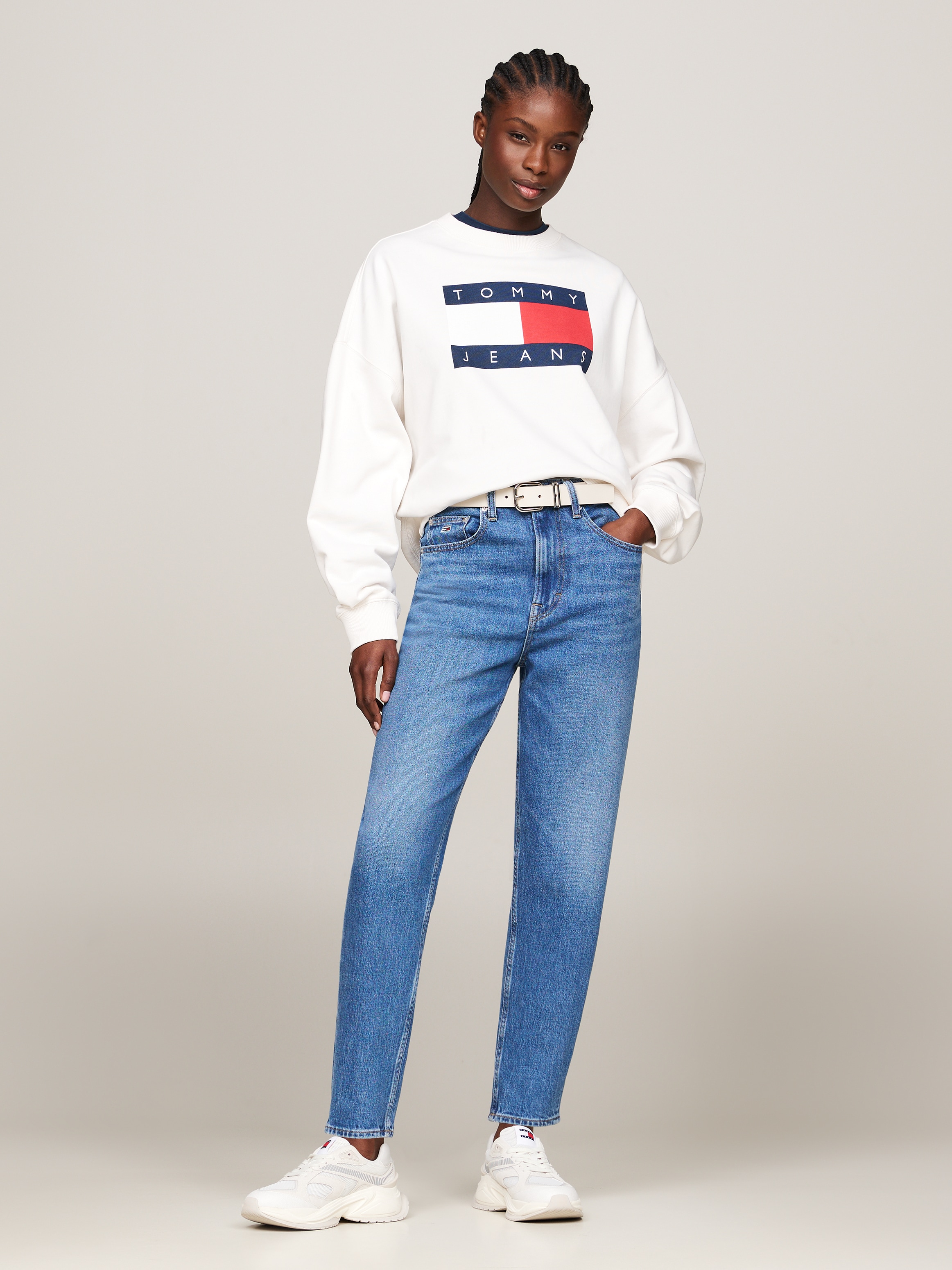 Tommy Jeans Tapered-fit-Jeans »High waist - Mom-Jeans Tapered«