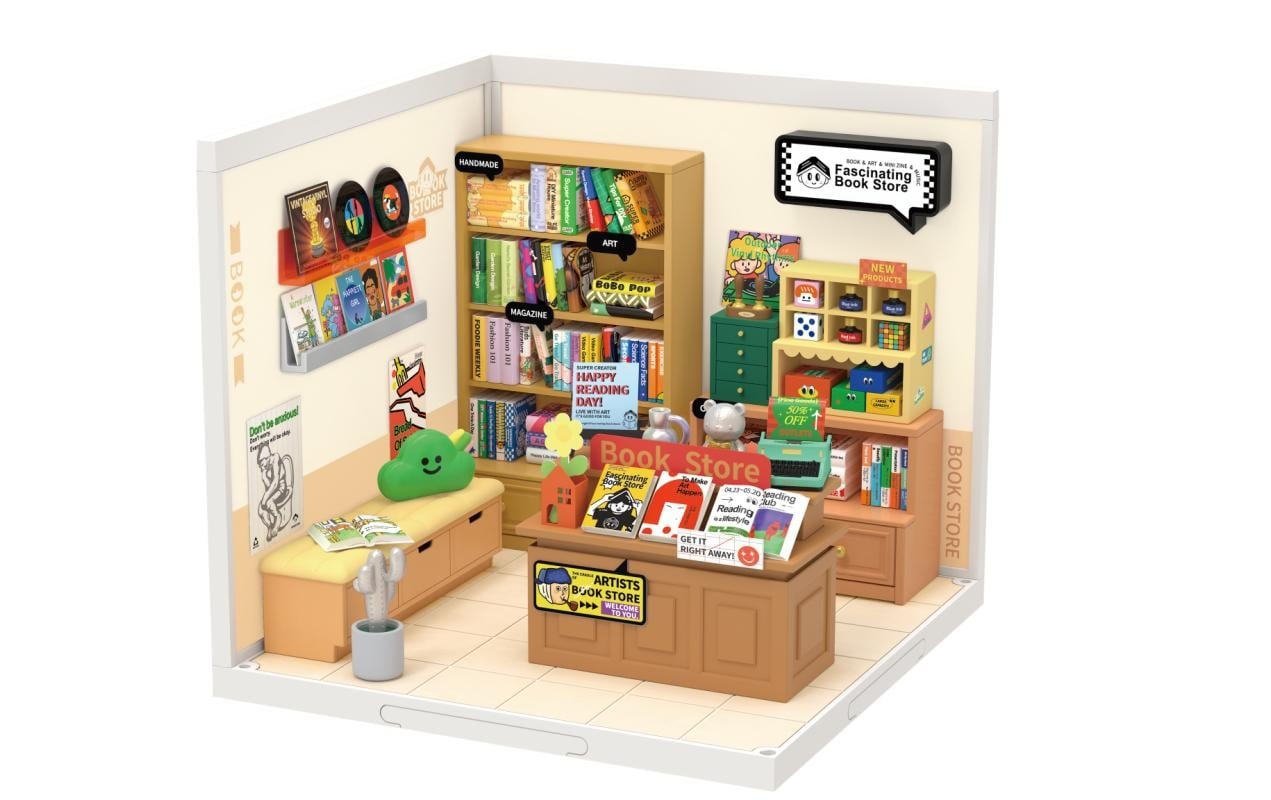 Puzzle »RoboTime Book Store«, (108 tlg.)