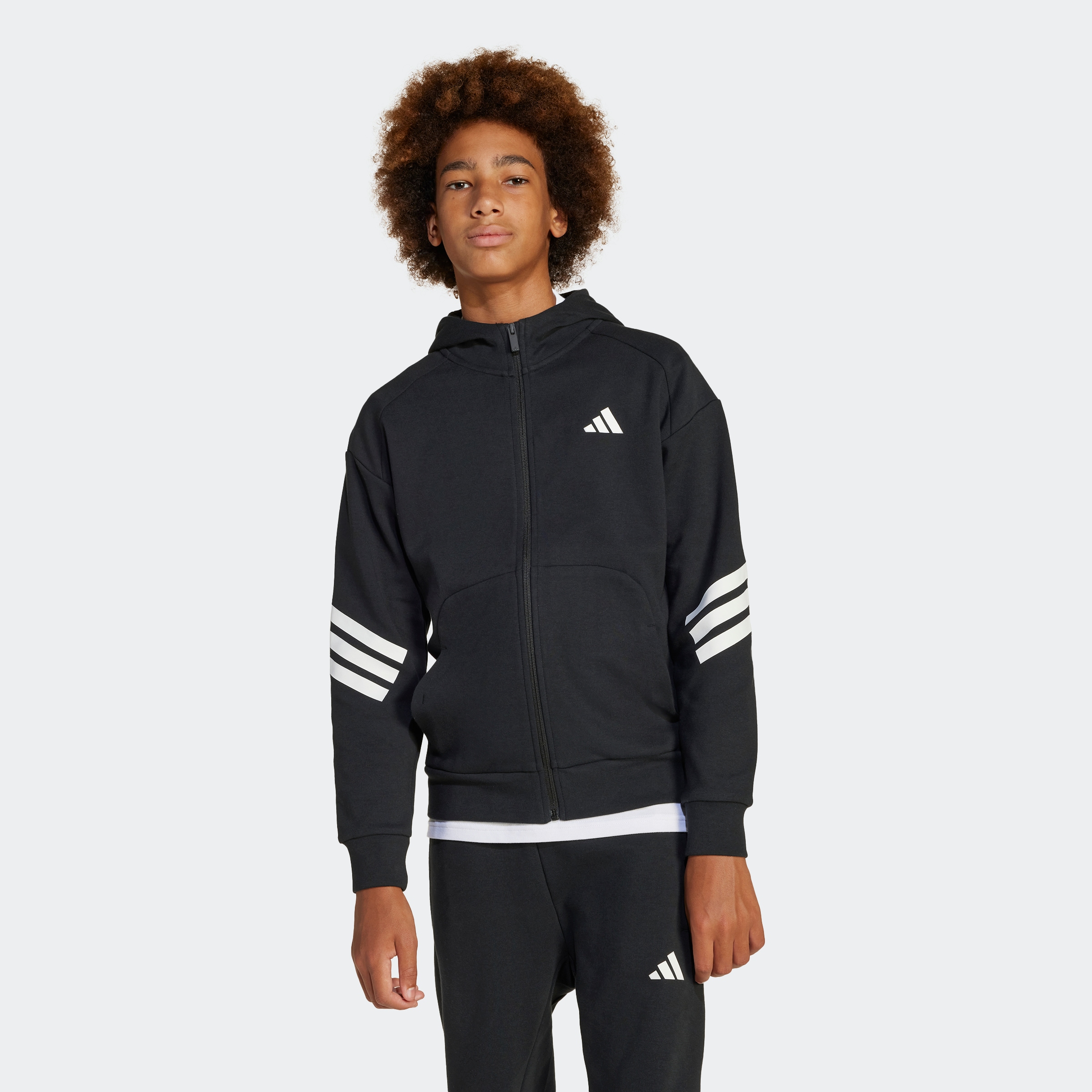 adidas Sportswear Kapuzensweatshirt »J FI 3S FZ HD«