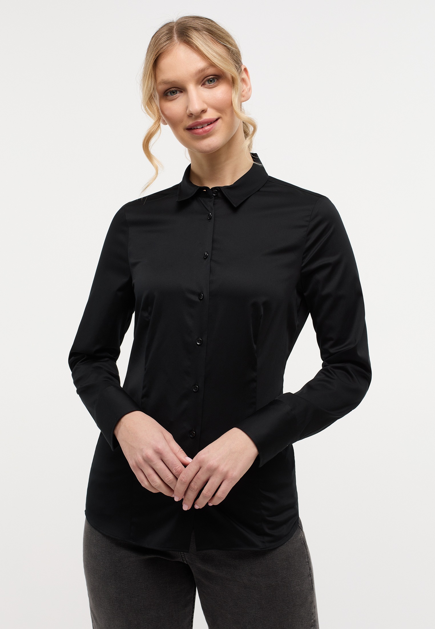 Eterna Hemdbluse »FITTED« EASY IRON (bügelleicht)