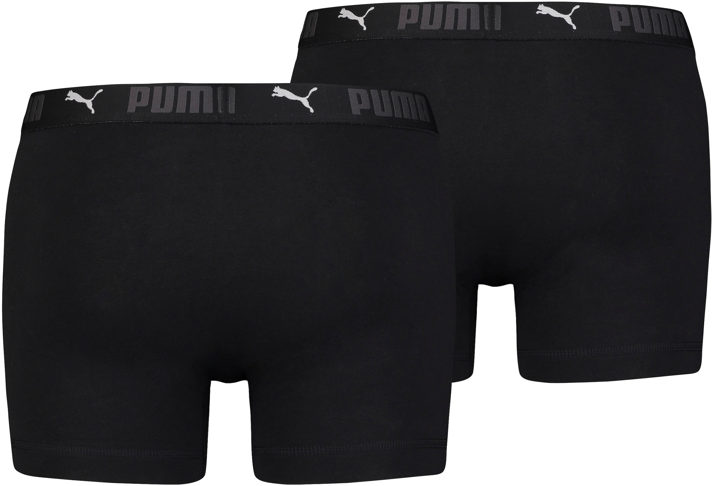 PUMA Boxershorts »PUMA MEN SPORT COTTON BOXERS 2P«, (Packung, 2er Pack), mit Markenschriftzug im Bund