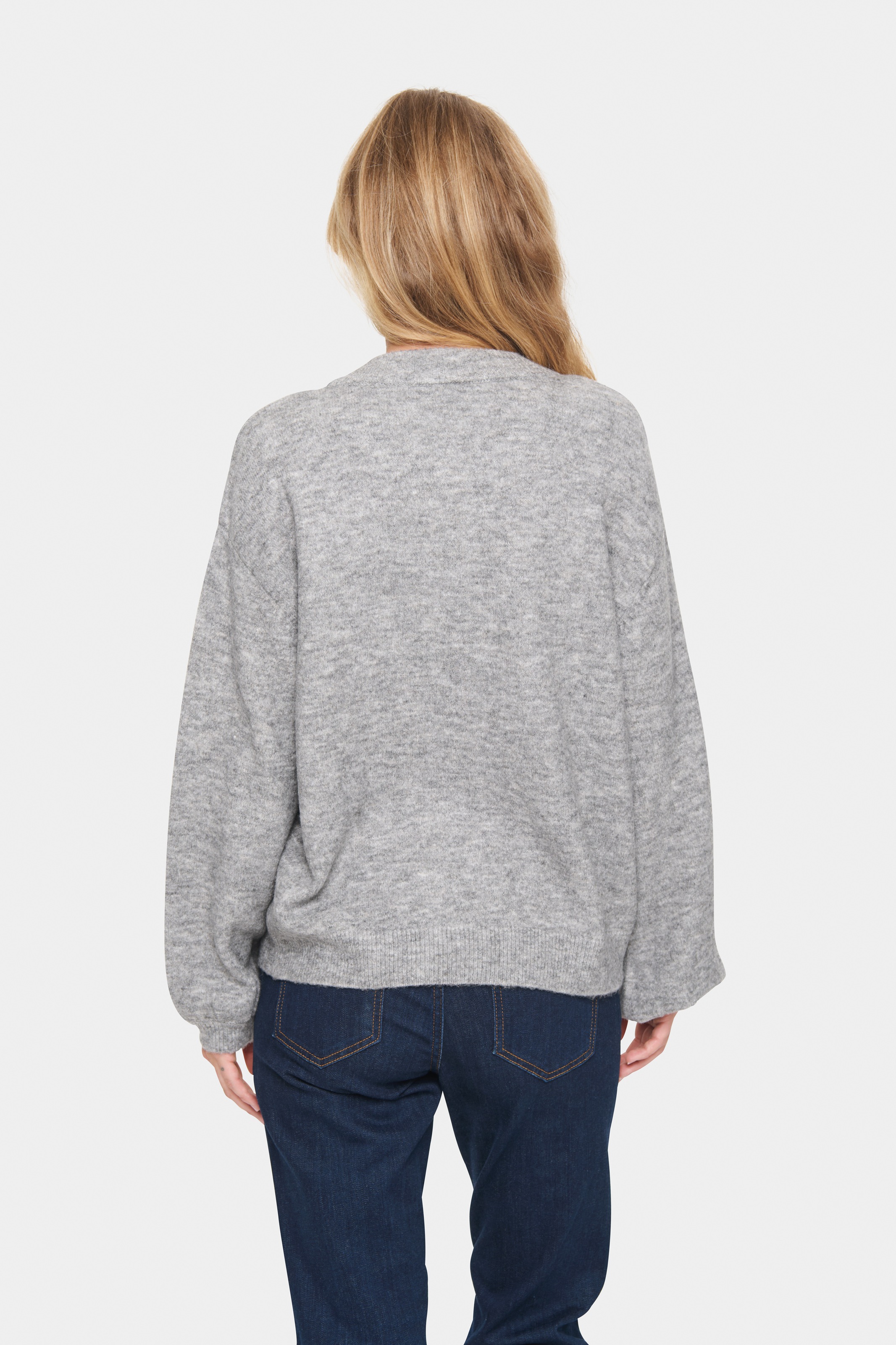 Saint Tropez Strickpullover »BarbelSZ Pullover«, mit Pailletten