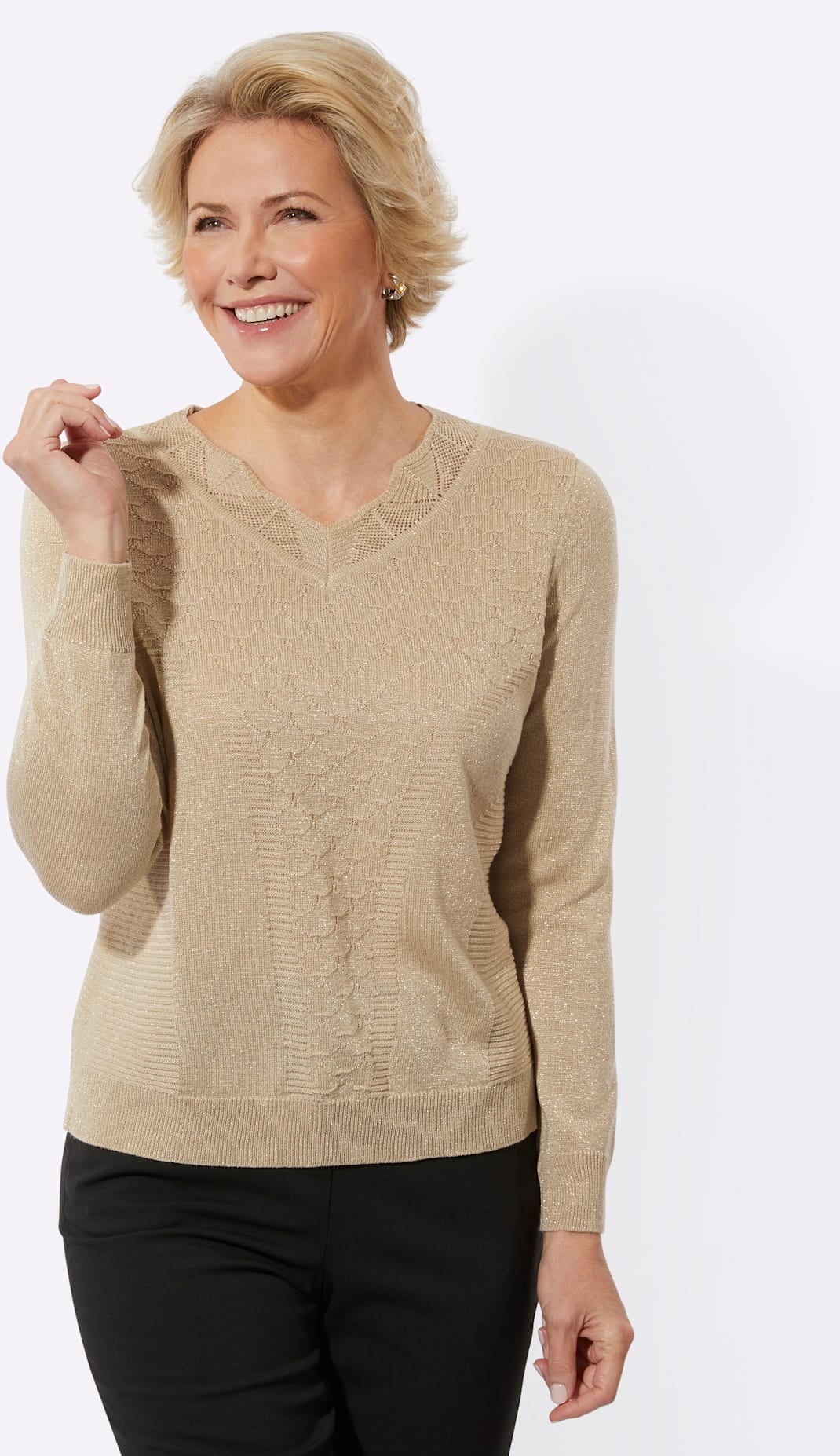 Classic Strickpullover "Langarm-Pullover"