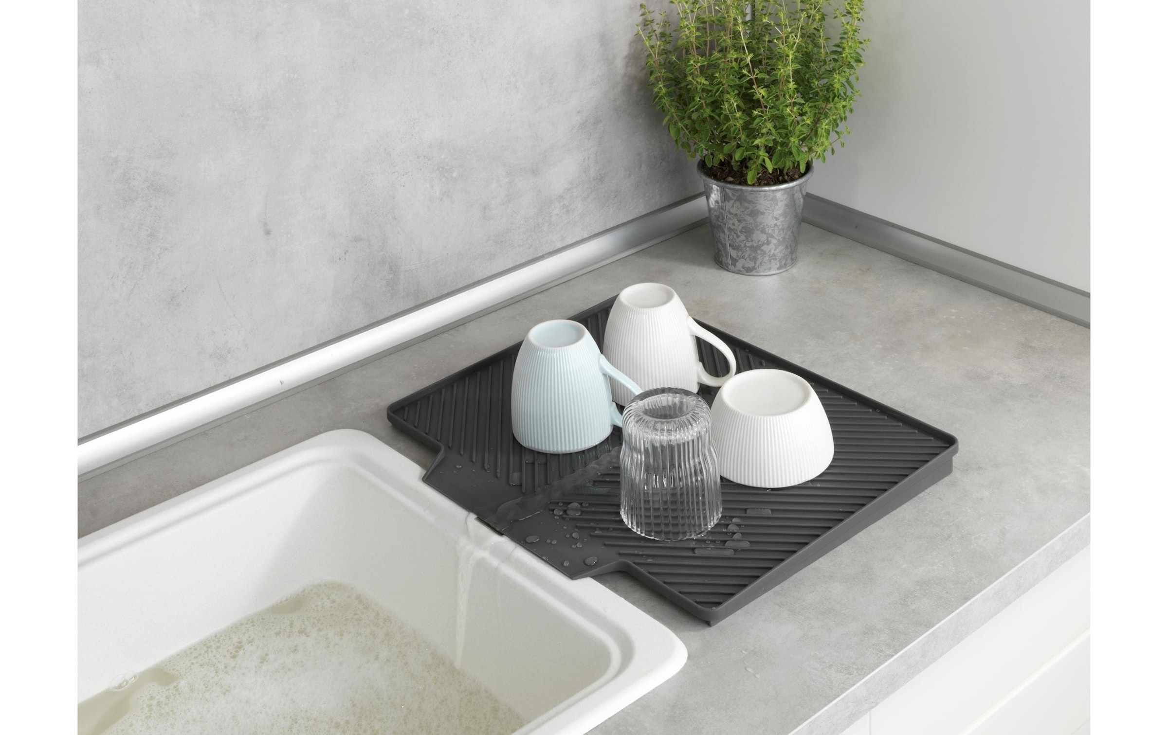 WENKO Abtropfmatte »Nelia Maxi 34 x 3 x 40 cm«