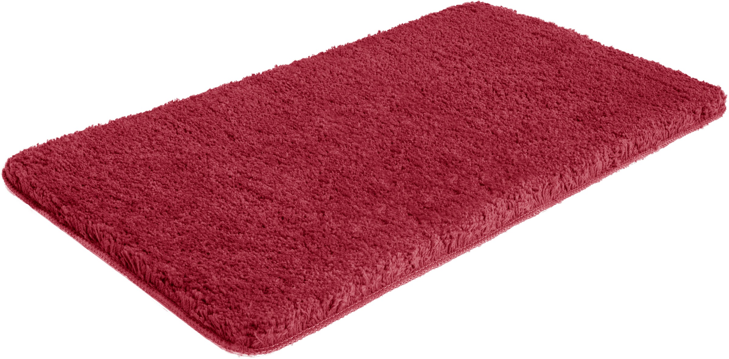 my home Badematte »Sanremo, Badvorleger, Badezimmer Teppich, sehr weich«, rutschhemmend beschichtet, fussbodenheizungsgeeignet-schnell trocknend, Badteppich, unifarben, rechteckig, rund & als 3-tlg. Set erhältlich