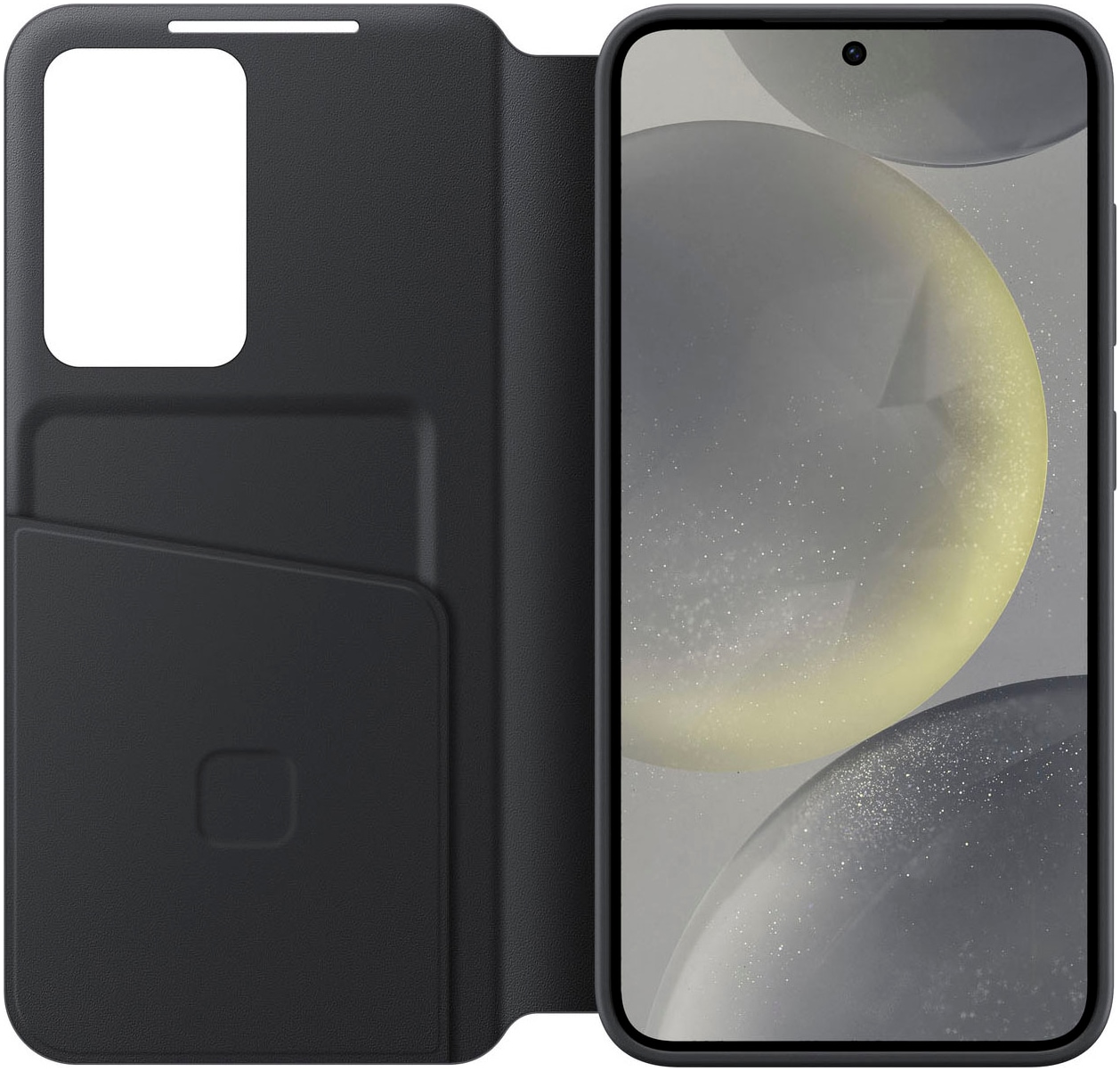 Samsung Handyhülle »Smart View Wallet Case für Samsung Galaxy S24«, Schutz, griffig und stylisch