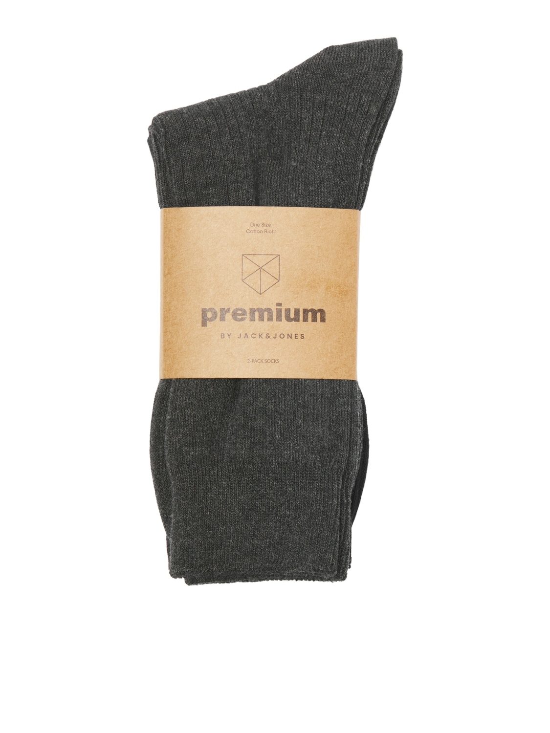 Jack & Jones Freizeitsocken »JAC – Socken im 2er-Pack mit Stretch für optimale Passform«, (Packung, 2 Paar), basic, Baumwollmischung