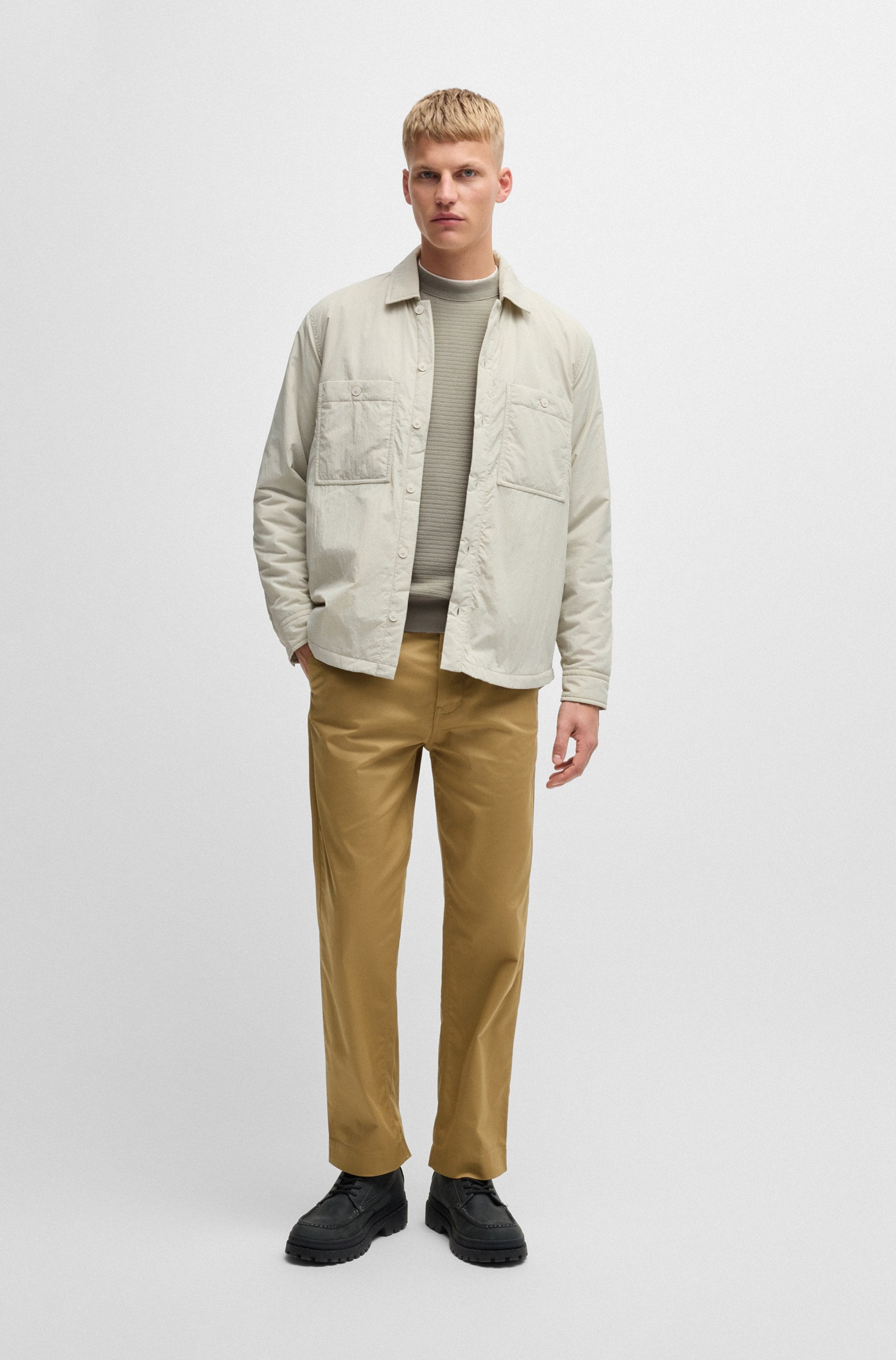 BOSS ORANGE Strickpullover »Anion«, mit BOSS-Badge