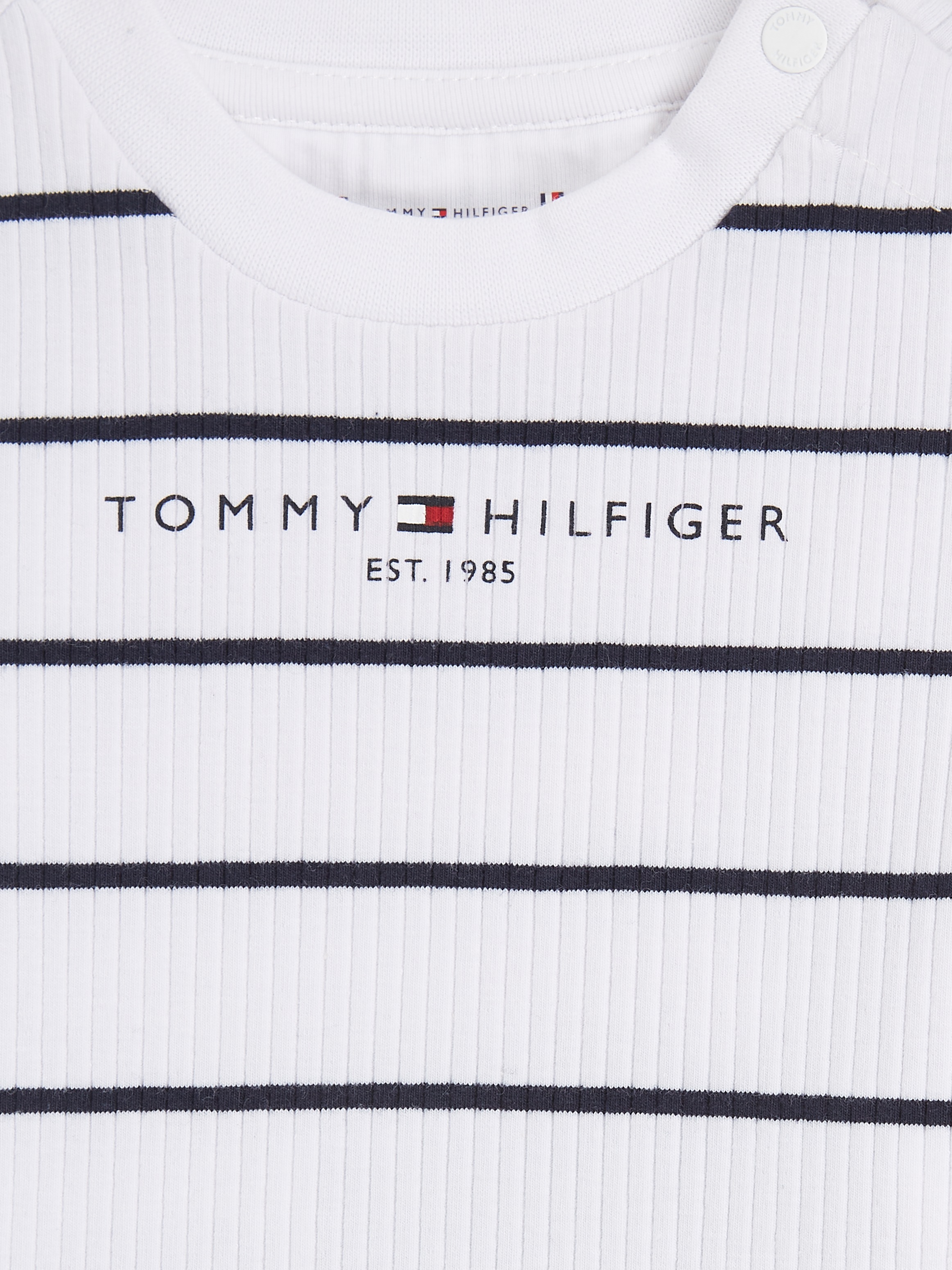 Tommy Hilfiger T-Shirt »BABY ESSENTIAL STRIPED SET«, (Set, 2 tlg.), Baby bis 2 Jahre