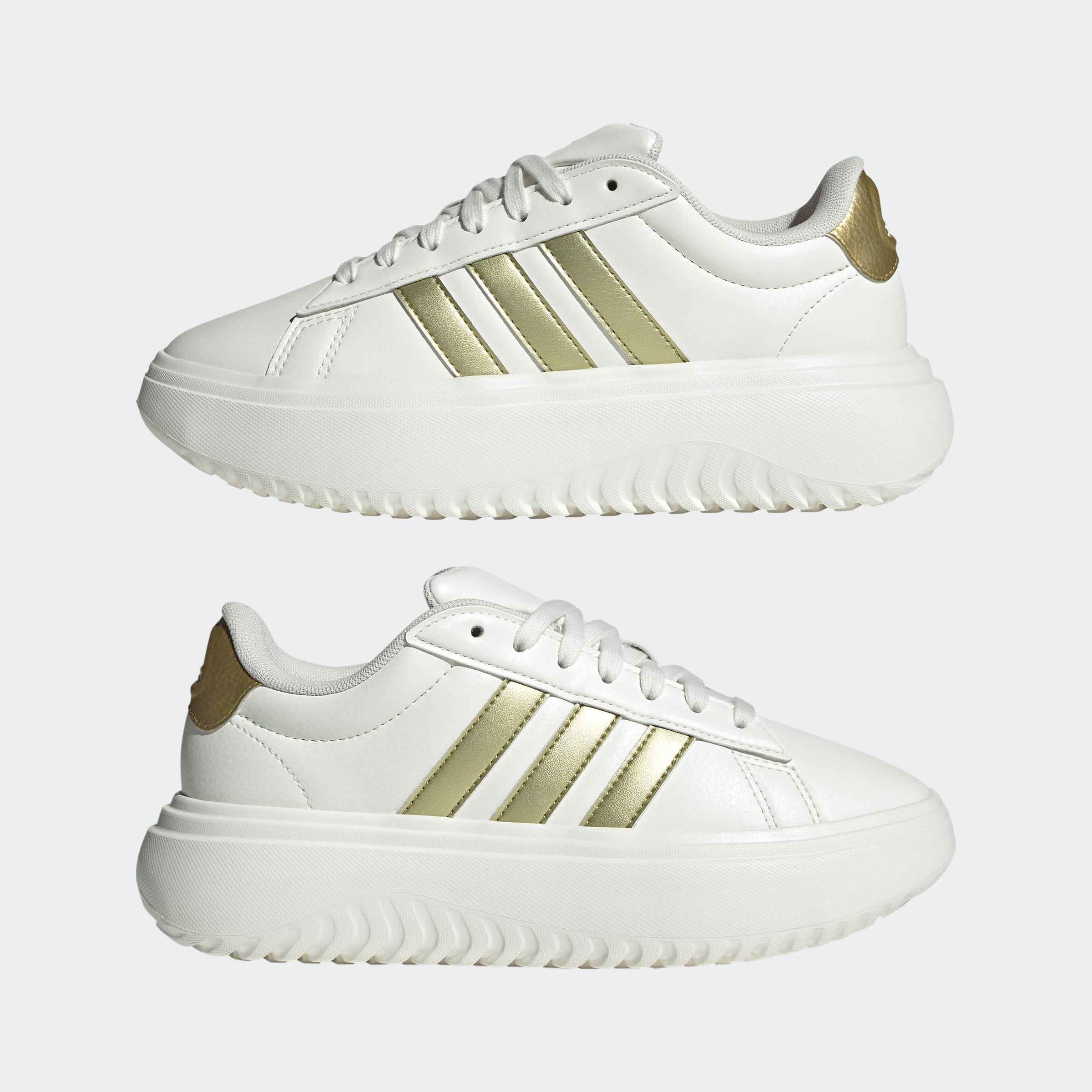 adidas Sportswear Sneaker »GRAND COURT PLATFORM«, Design auf den Spuren des adidas Superstar