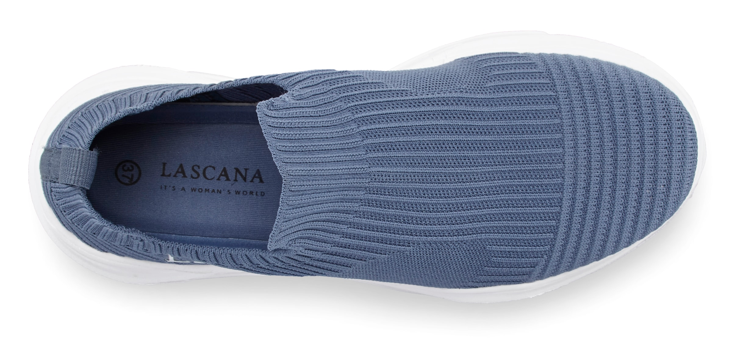 LASCANA Sneaker, Halbschuh, Slipper, Freizeitschuh zum Reinschlüpfen VEGAN