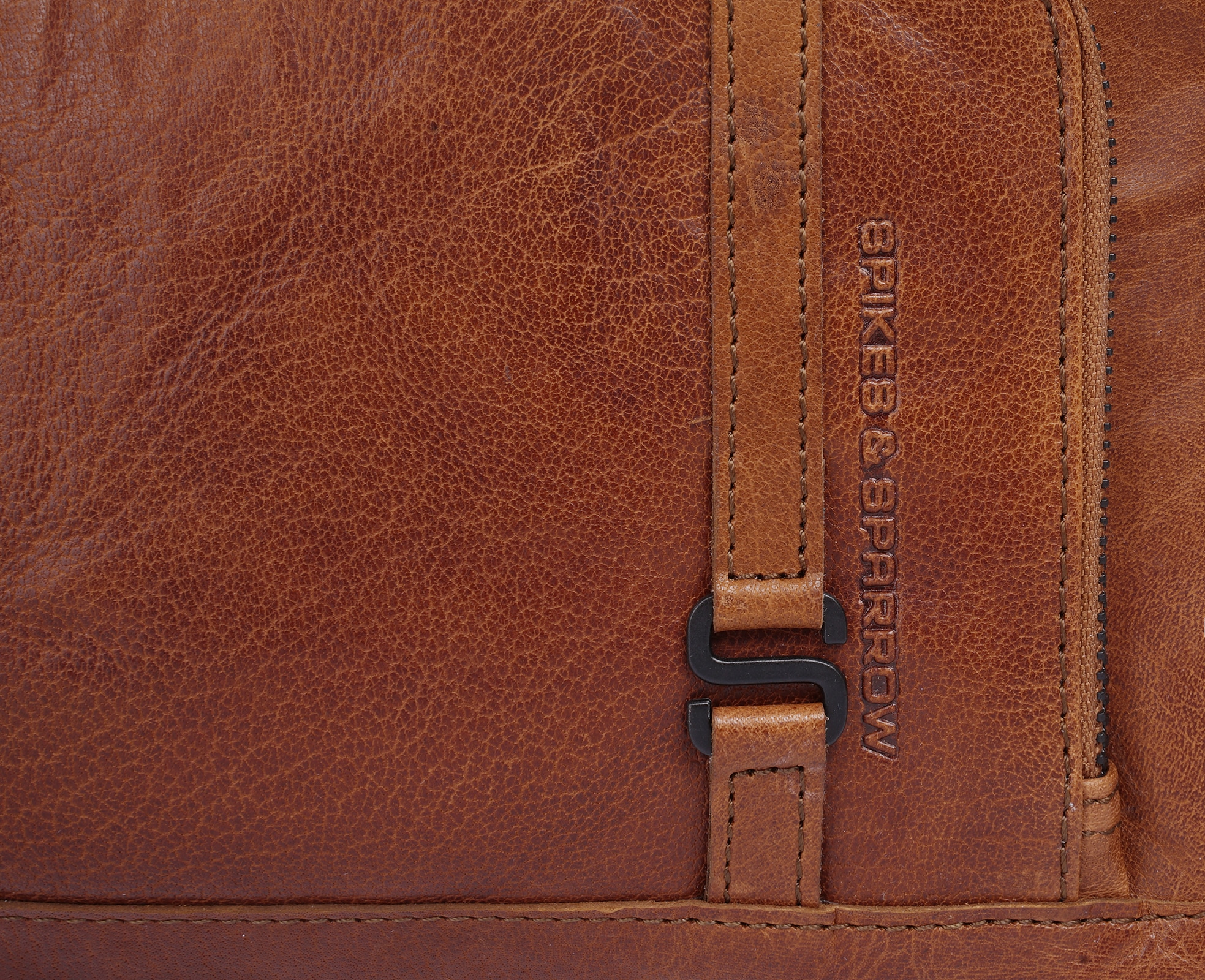 Spikes & Sparrow Henkeltasche, echt Leder
