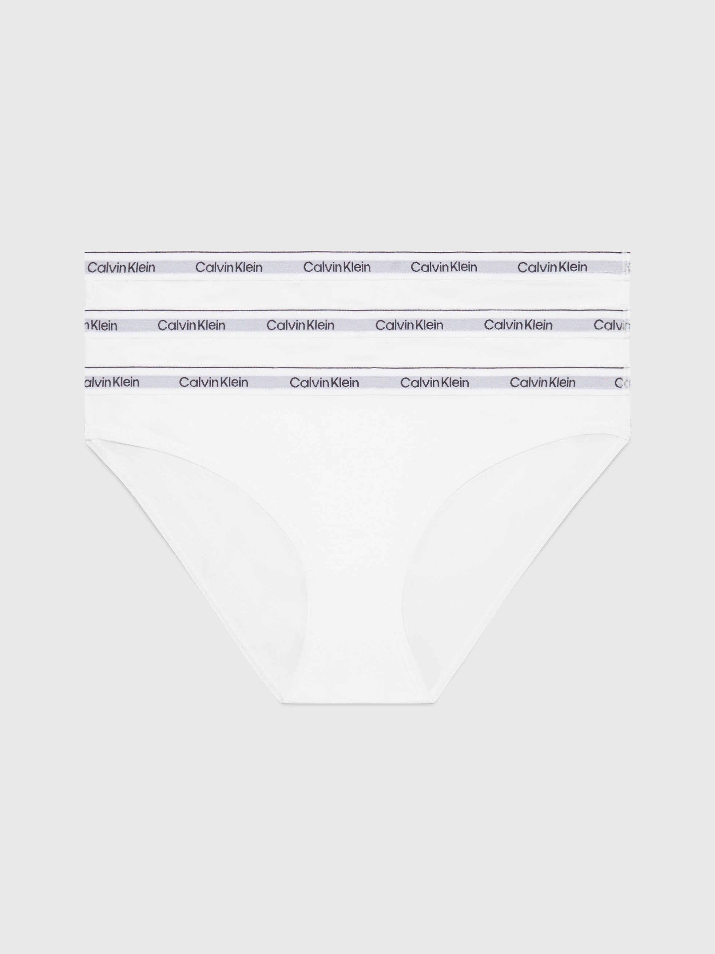 Calvin Klein Underwear Bikinislip »3 PACK BIKINI (LOW-RISE)« 3 Stk. Low Rise mit Logobund
