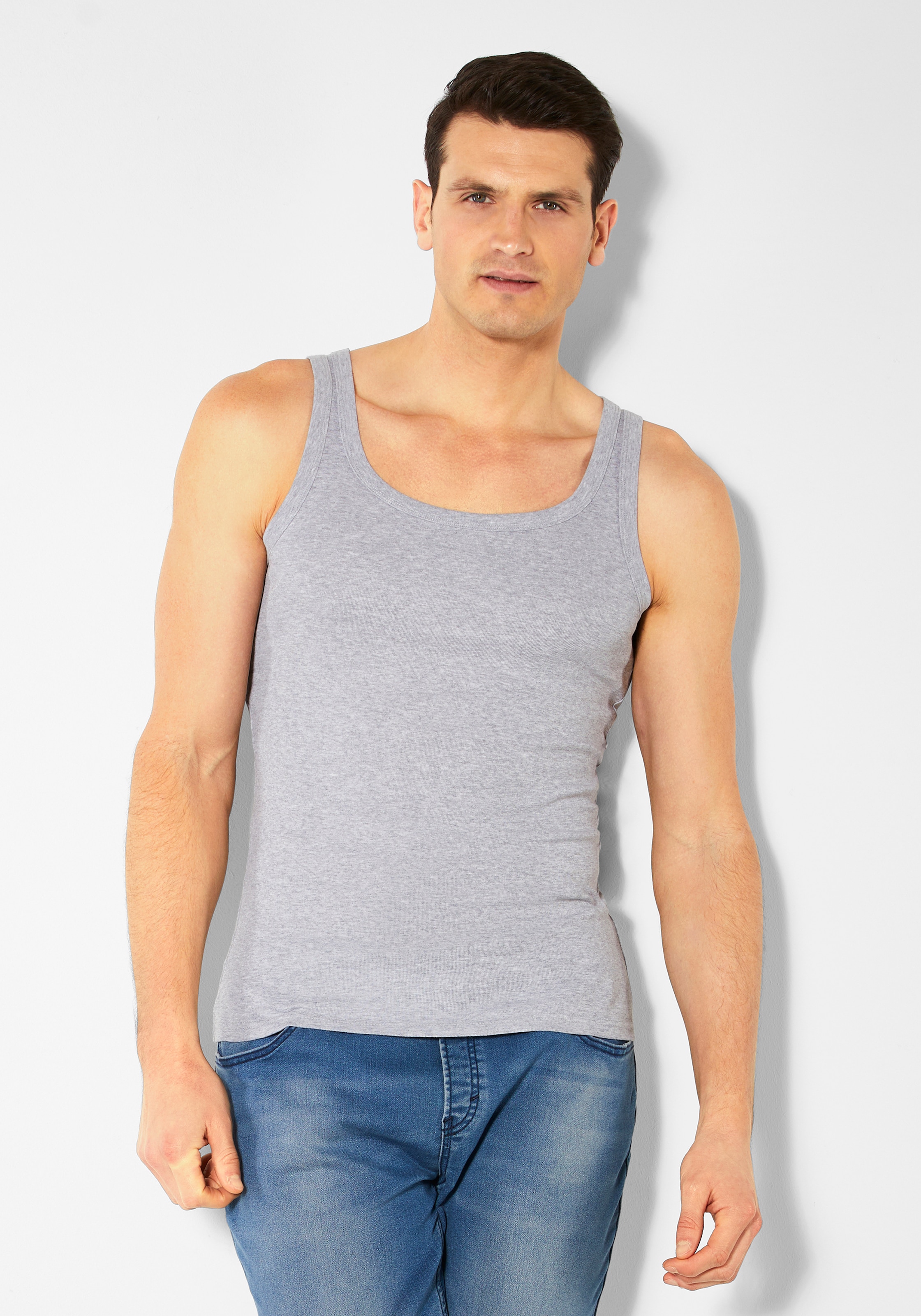 H.I.S Tanktop, (Packung, 2 tlg.), schlichtes Basic, perfekt zum Unterziehen