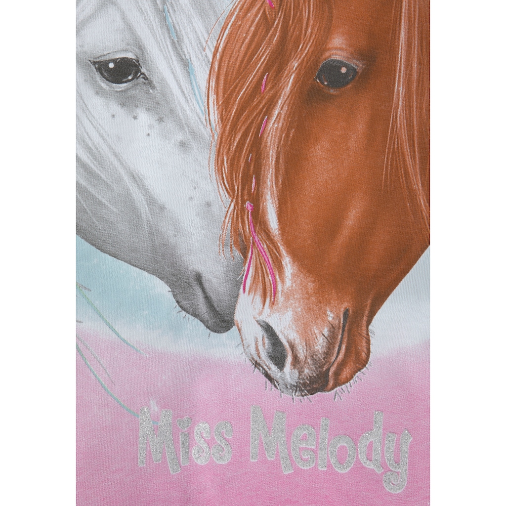 Miss Melody Langarmshirt, für Pferde-Fans