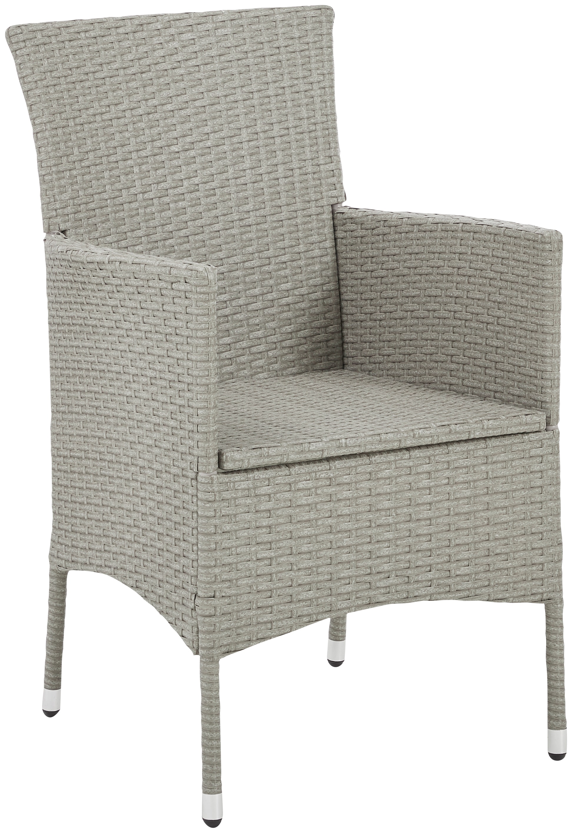 KONIFERA Garten-Essgruppe »Mailand«, (25 tlg.), 8 Sessel, Tisch 200x100 cm, Polyrattan, mit GRATIS-Zugabe: 1 Schutzhülle
