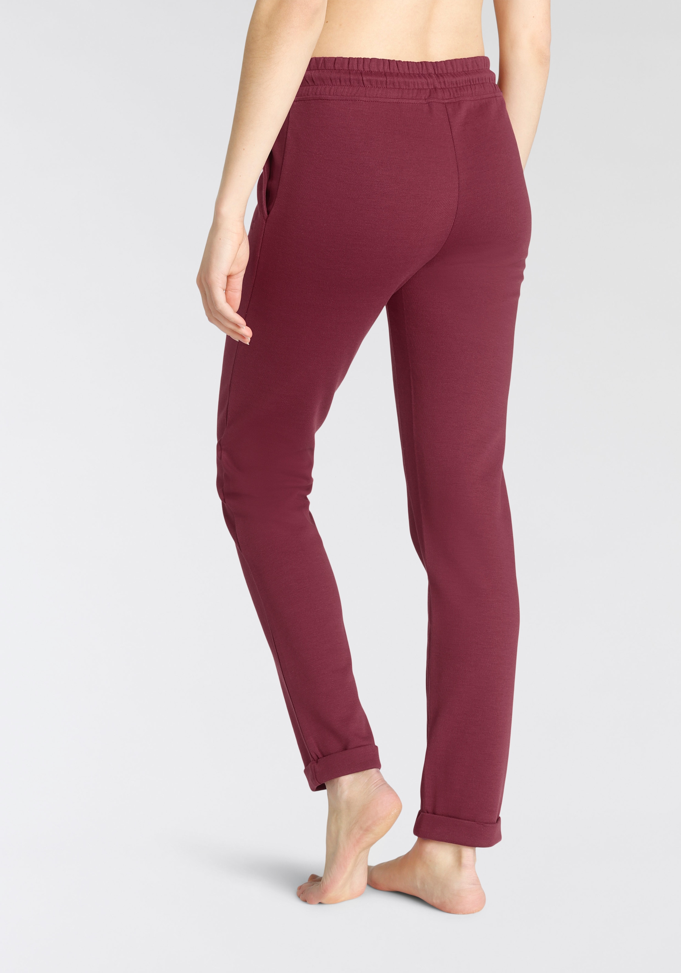 H.I.S Schlupfhose »- Relaxhose - Sweathose«, mit kleinem Aufschlag am Saum, Loungewear