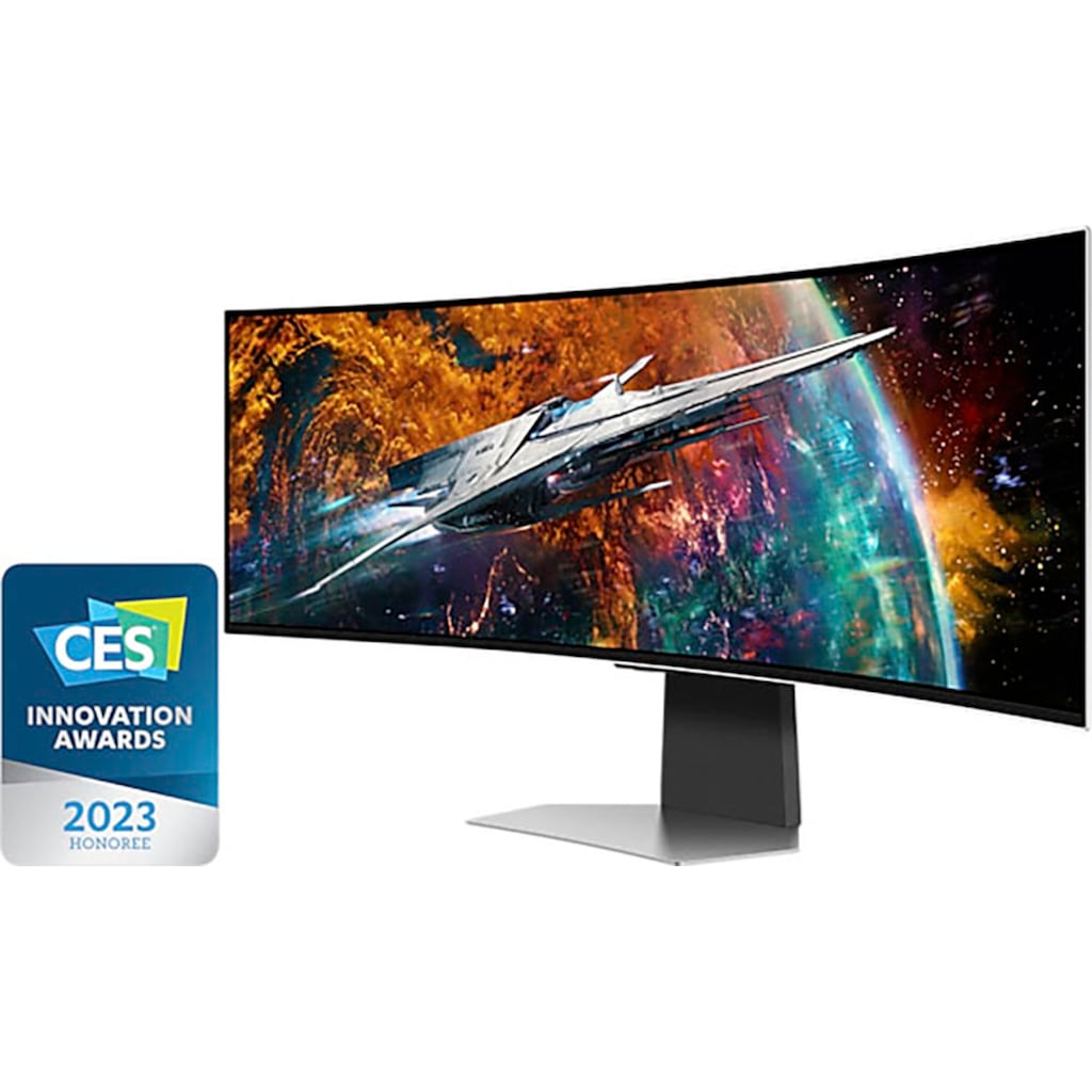 Samsung Curved-Gaming-OLED-Monitor »Odyssey OLED G9 S49CG954SU«, 124 cm/49 Zoll, 5120 x 1440 px, Quad HD, 0,03 ms Reaktionszeit, 240 Hz
