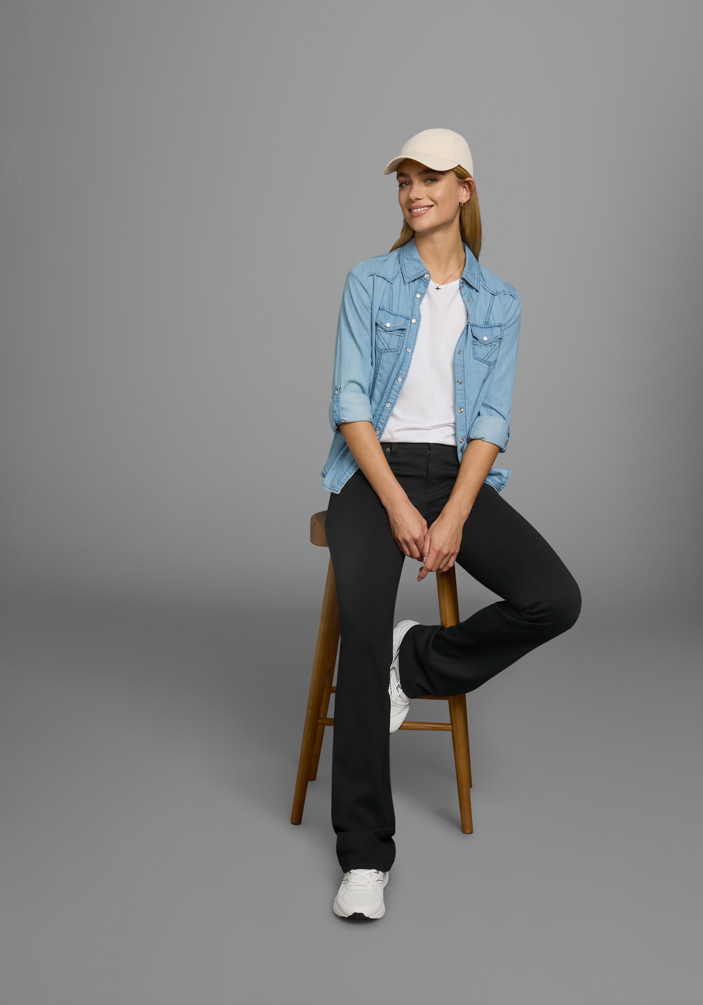 Laura Scott Bootcuthose, aus Jersey-Qualität