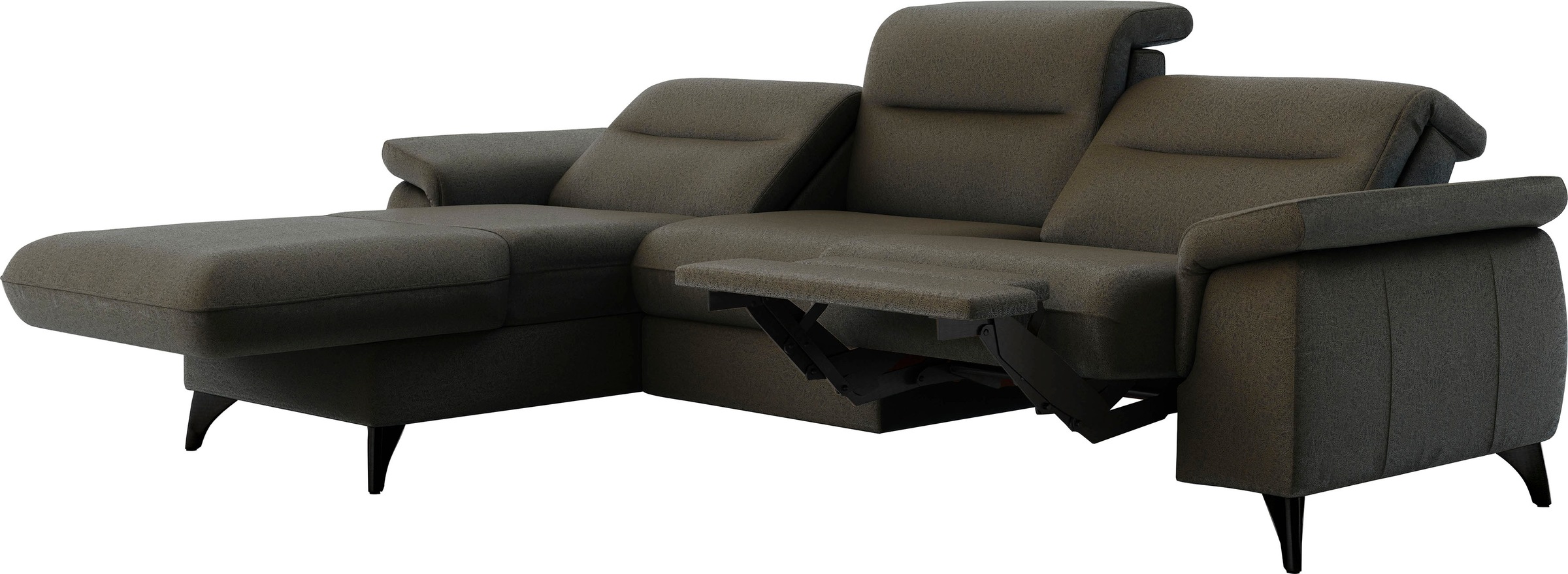 sit&more Ecksofa »Astoria L-Form«, wahlweise mit motorischer Relaxfunktion