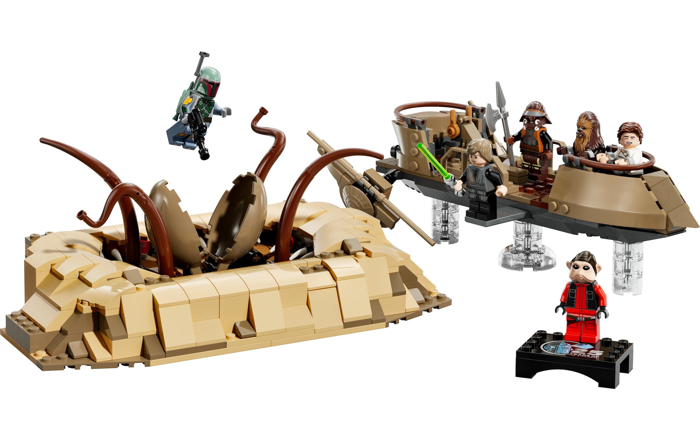 LEGO® Konstruktionsspielsteine »Star Wars Wüsten-Skiff und Sarlacc-Grube 75396«, (558 St.)