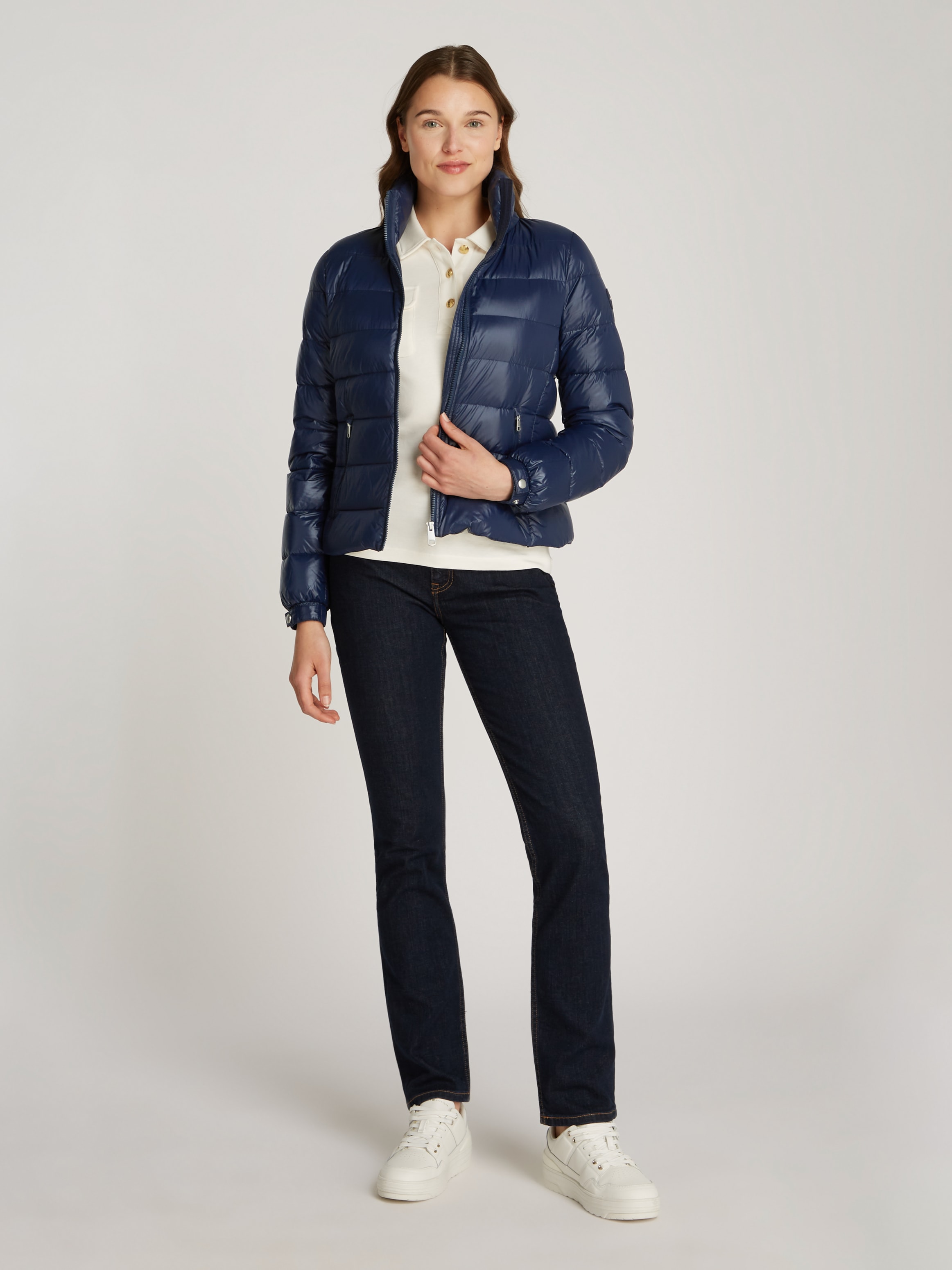 Tommy Hilfiger Steppjacke »LW DOWN FEMININE GLOSS JACKET«, mit leichter Wattierung