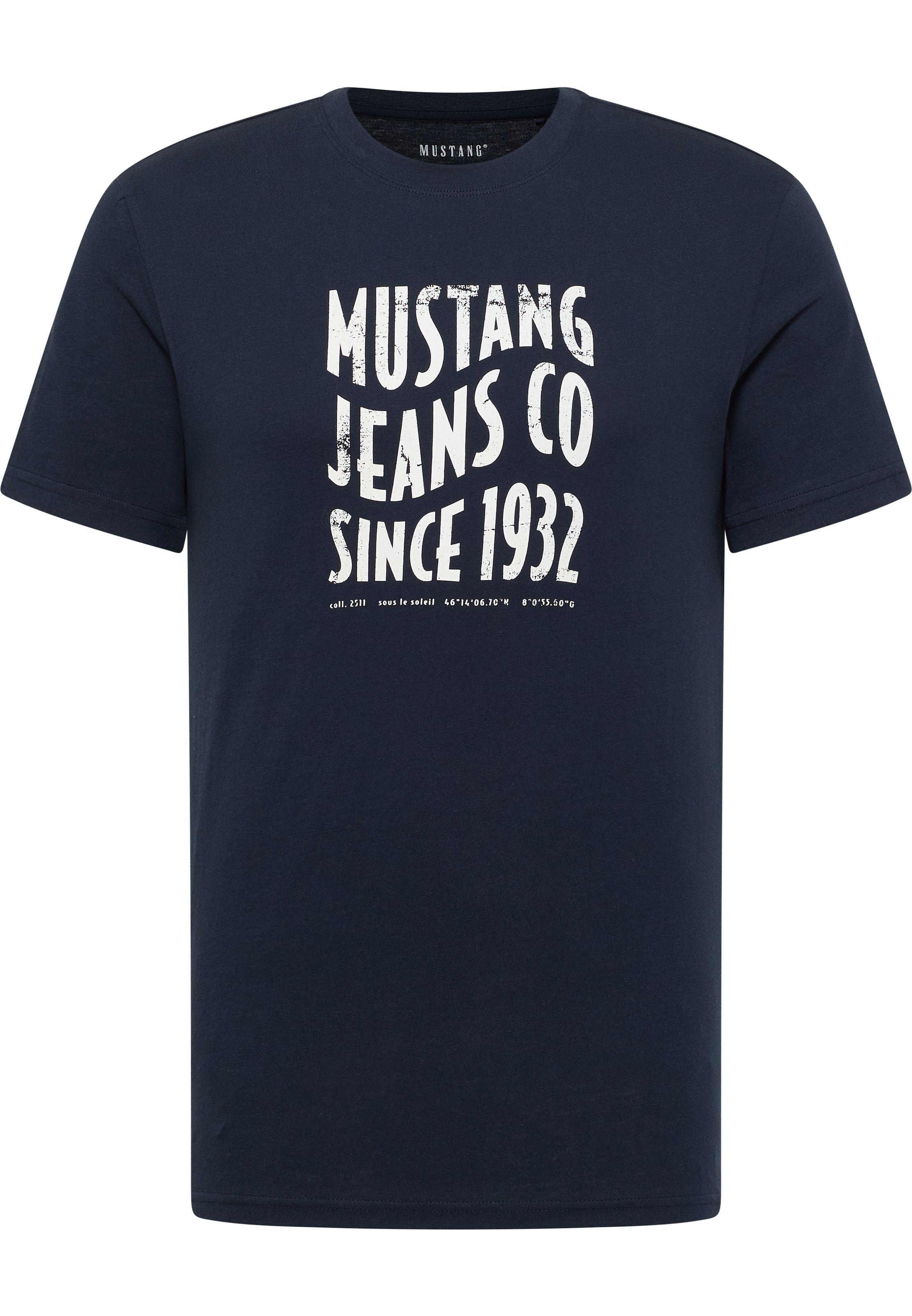 MUSTANG Kurzarmshirt »Style Austin«, mit Logo-Print