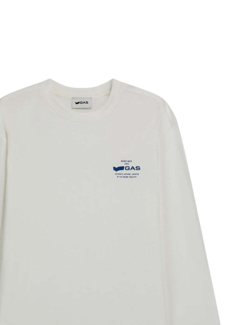GAS Langarmshirt »Gas Langarmshirt Dharis M/L 1984 Logo«
