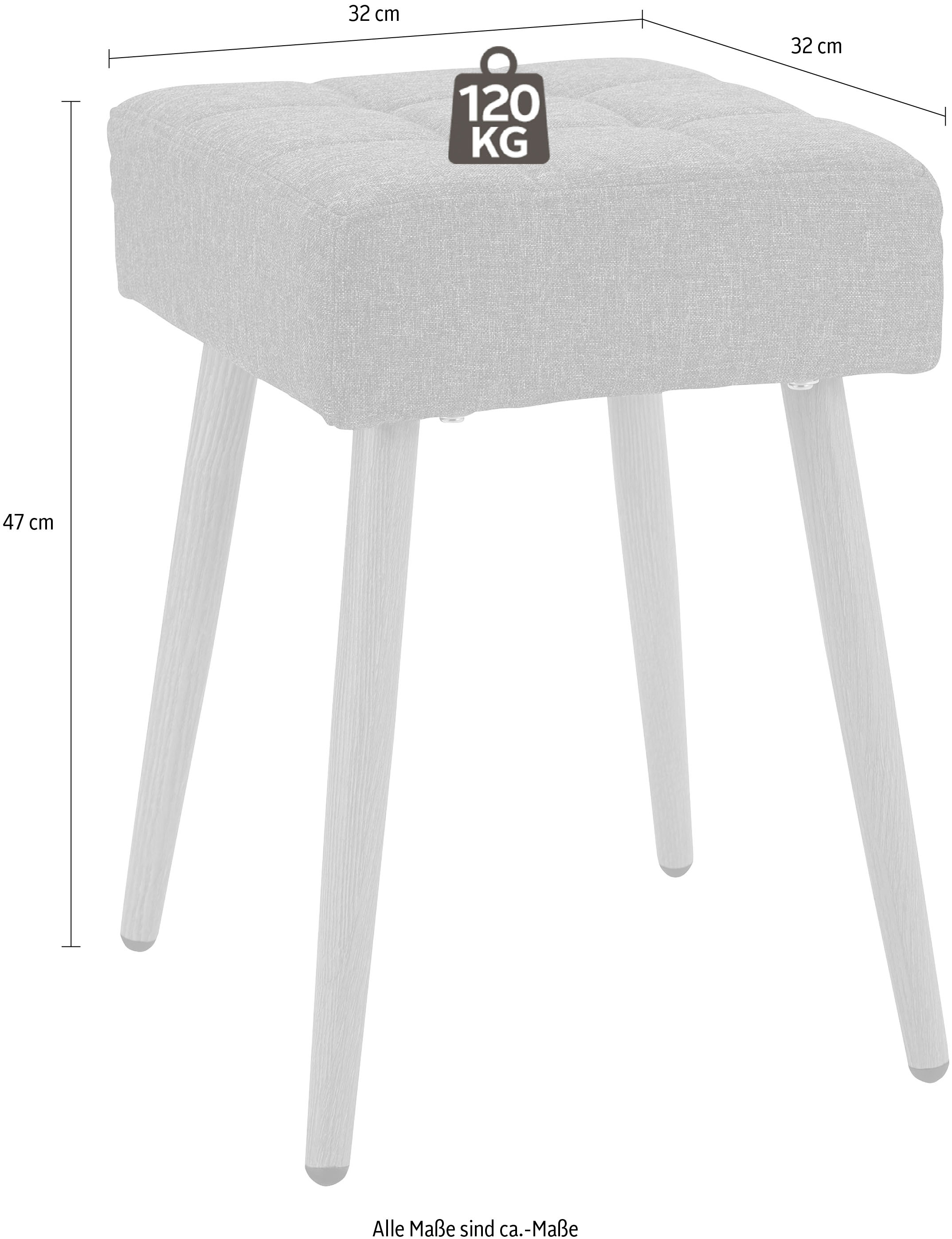 INOSIGN Hocker »Louise«, (1 St.), quadratische Sitzfläche in 32 cm online  bestellen | Jelmoli-Versand