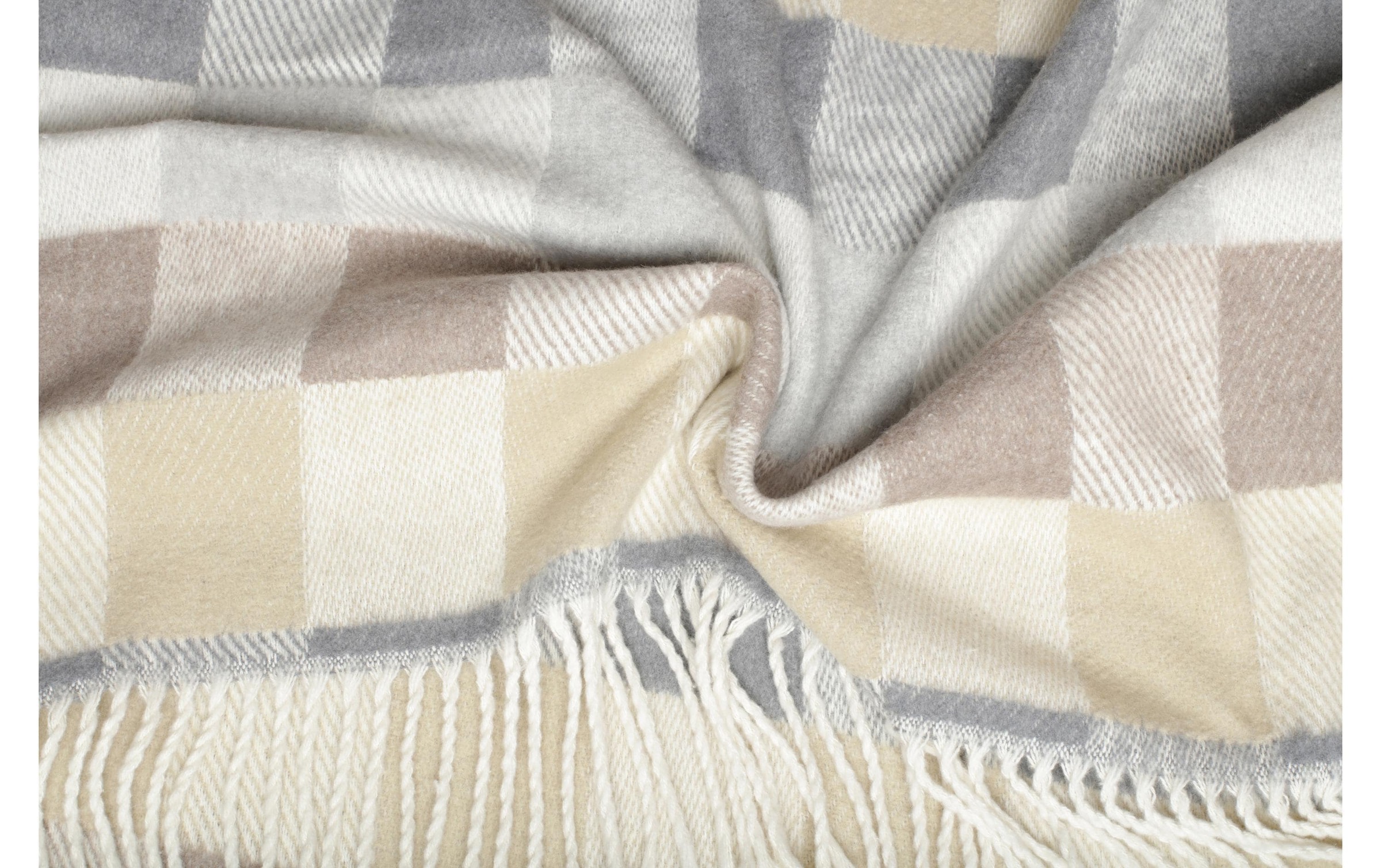 Hubatka TEXTIL Wohndecke »Karo 150 x 200 cm«