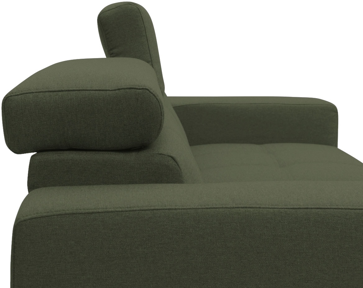 DOMO collection 2-Sitzer »Trento, mit Kufenfuss oder Einzelfuss«, wahlweise mit Kopfteilverstellung und in zwei Grössen erhältlich