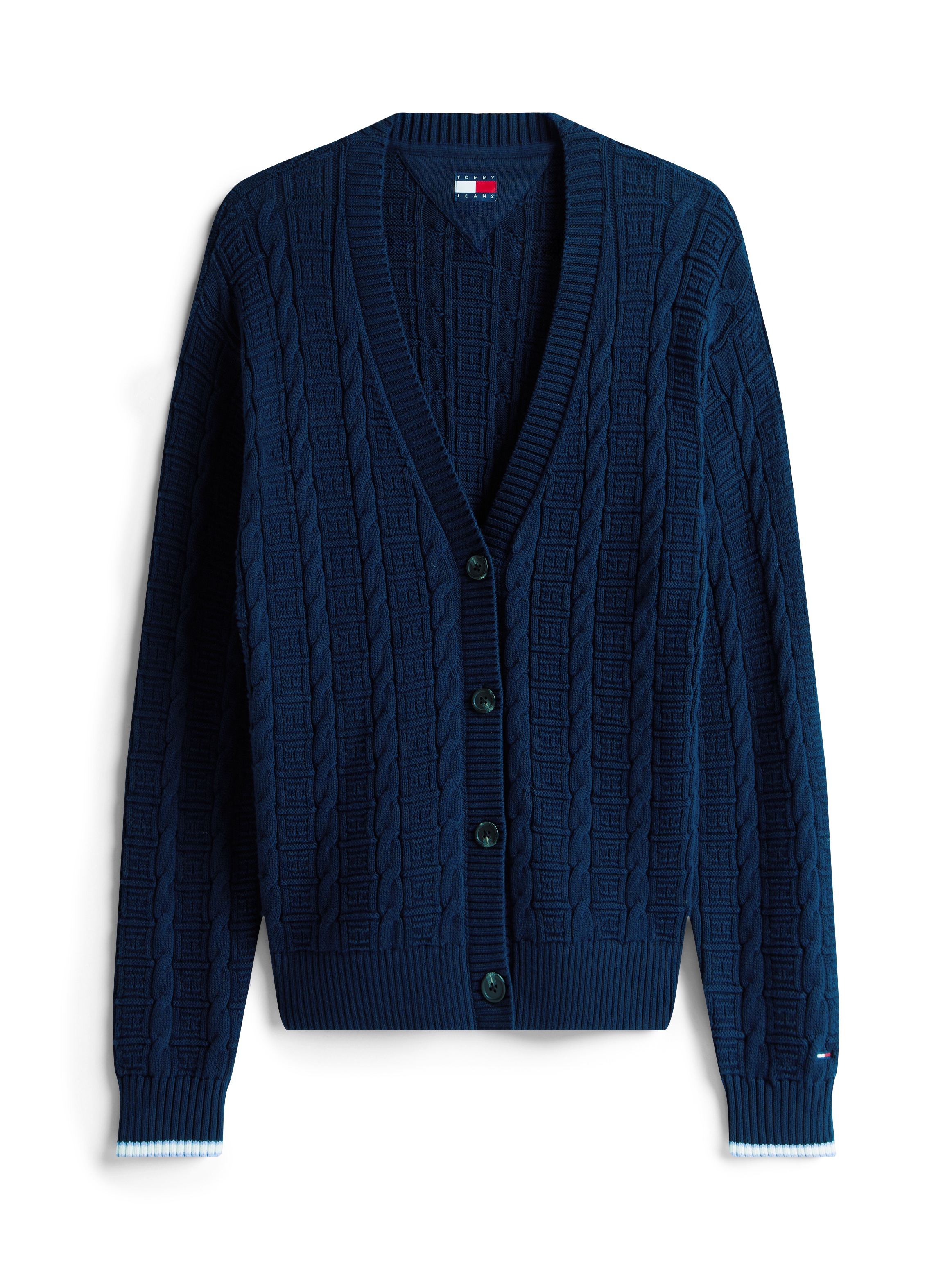 Tommy Jeans Strickjacke »TJW CABLE CARDIGAN«, mit Zopfmuster